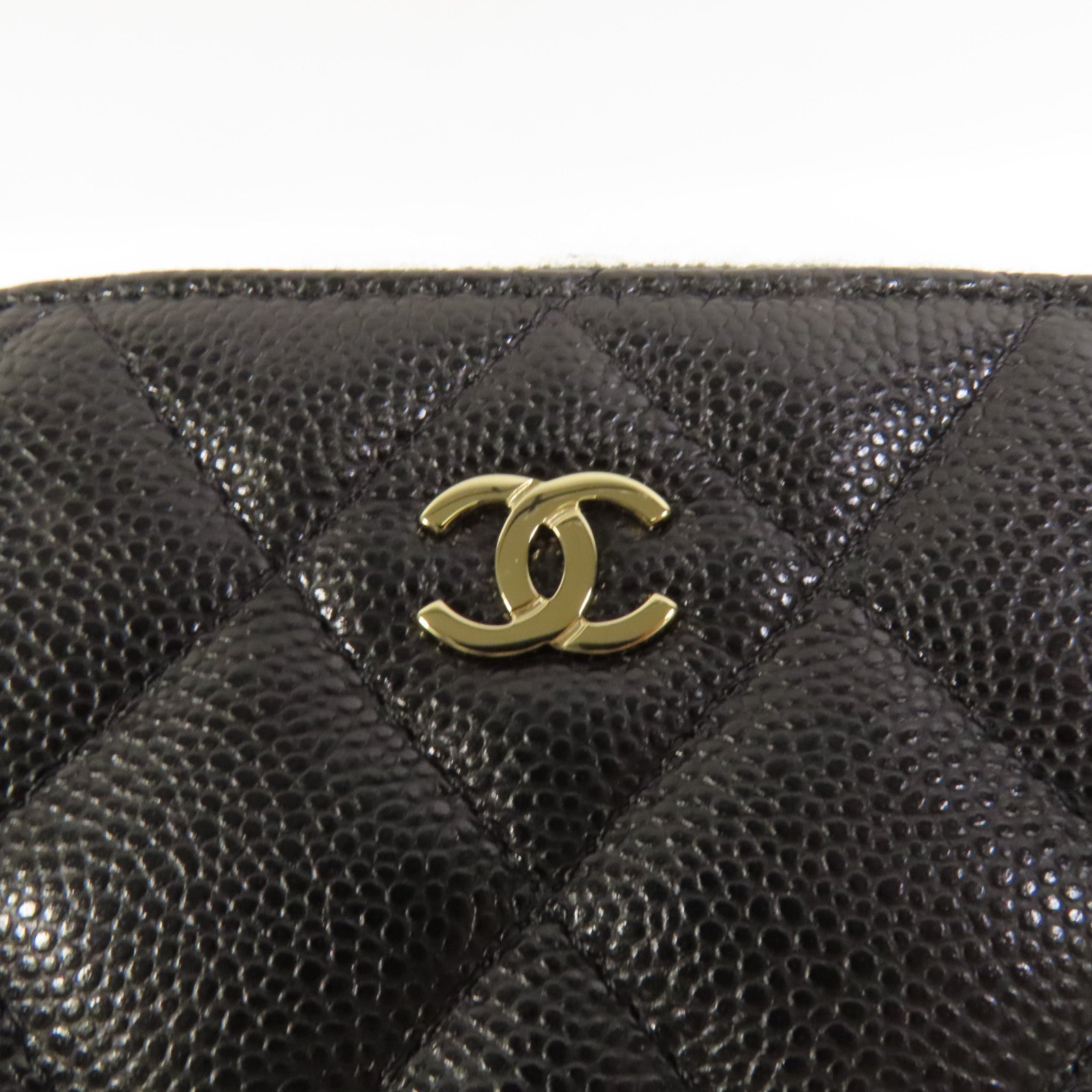 CHANEL 牛皮皮革Chain Shoulder金扣鏈帶肩背袋