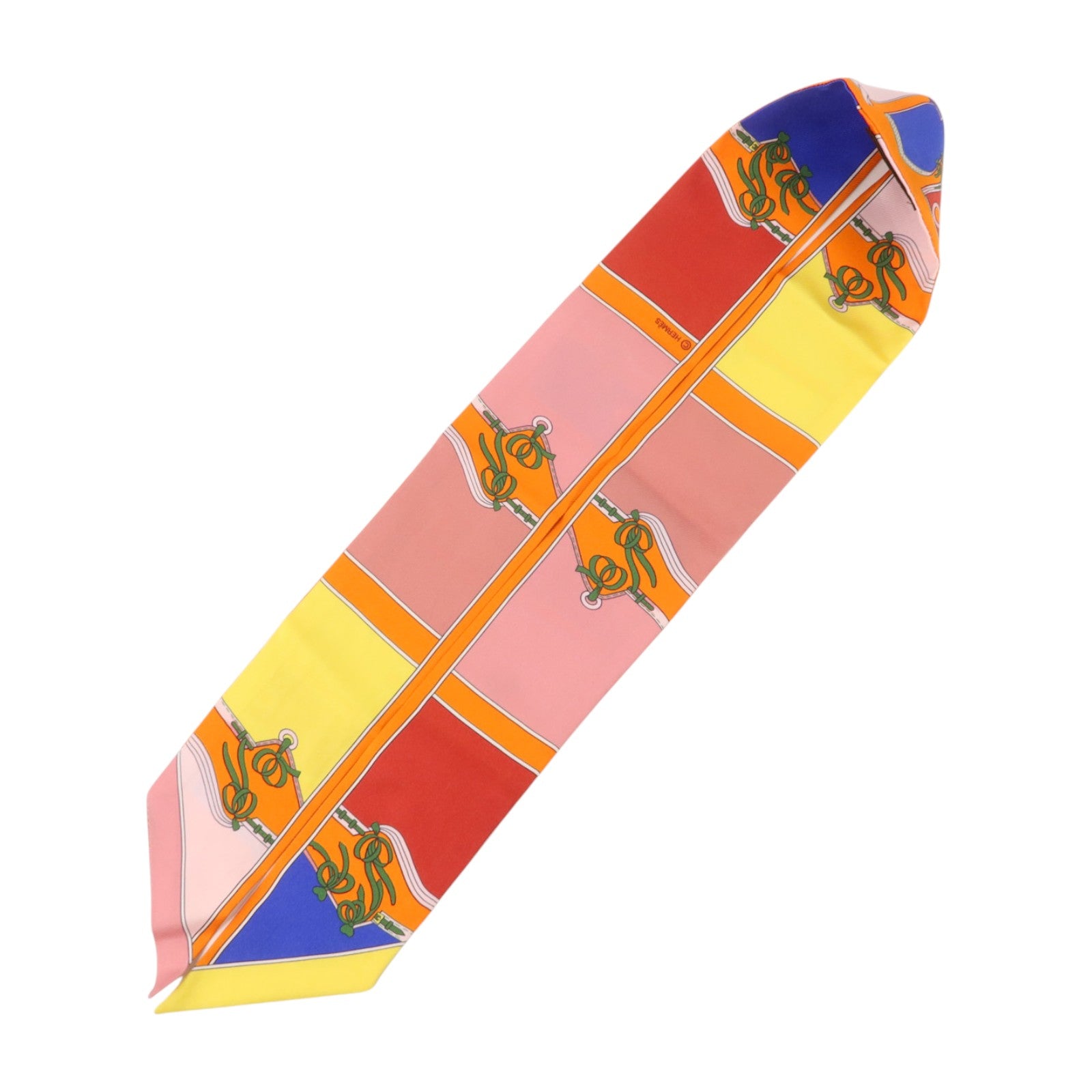 HERMES 絲質Twilly絲巾