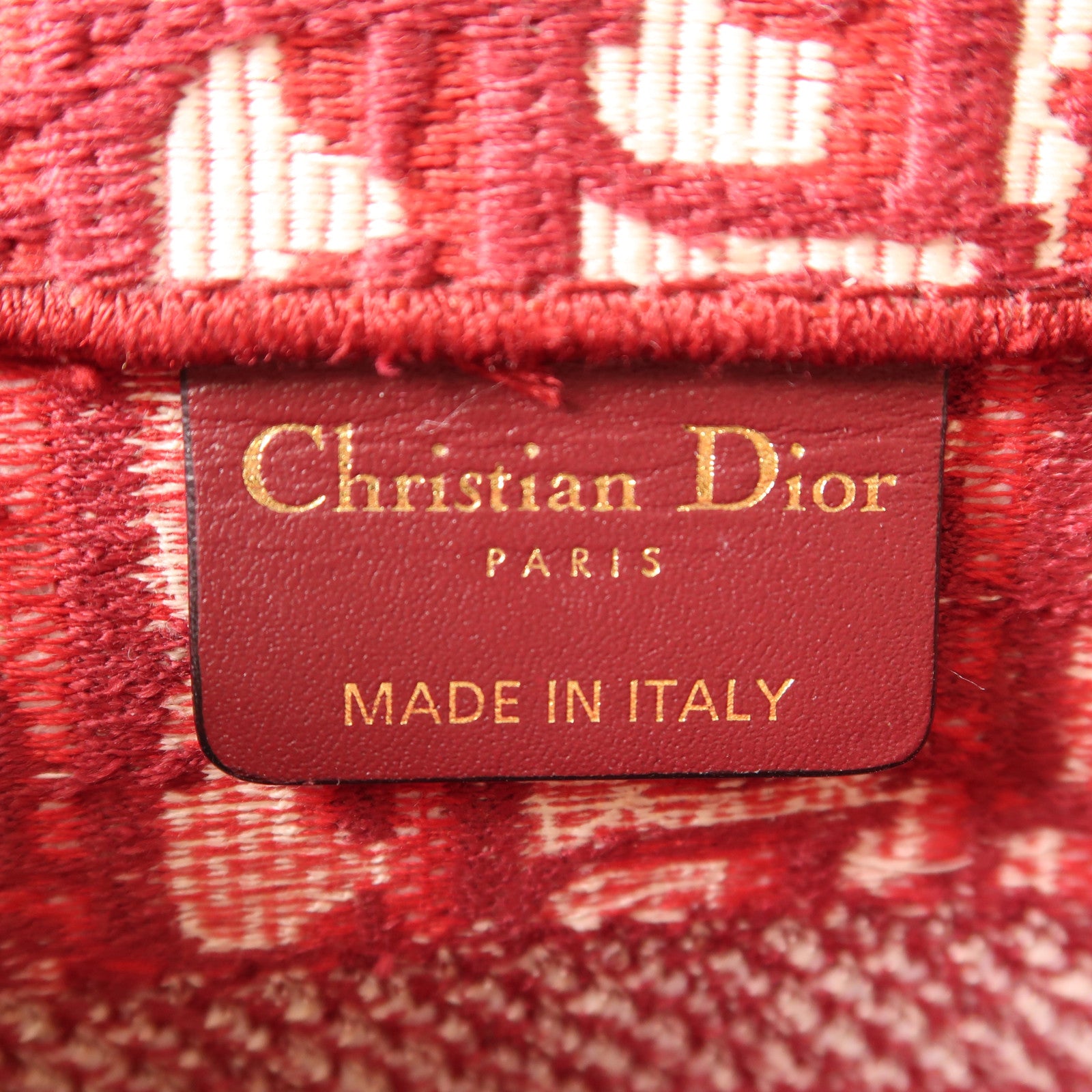 Dior 帆布Small Book Tote手挽袋