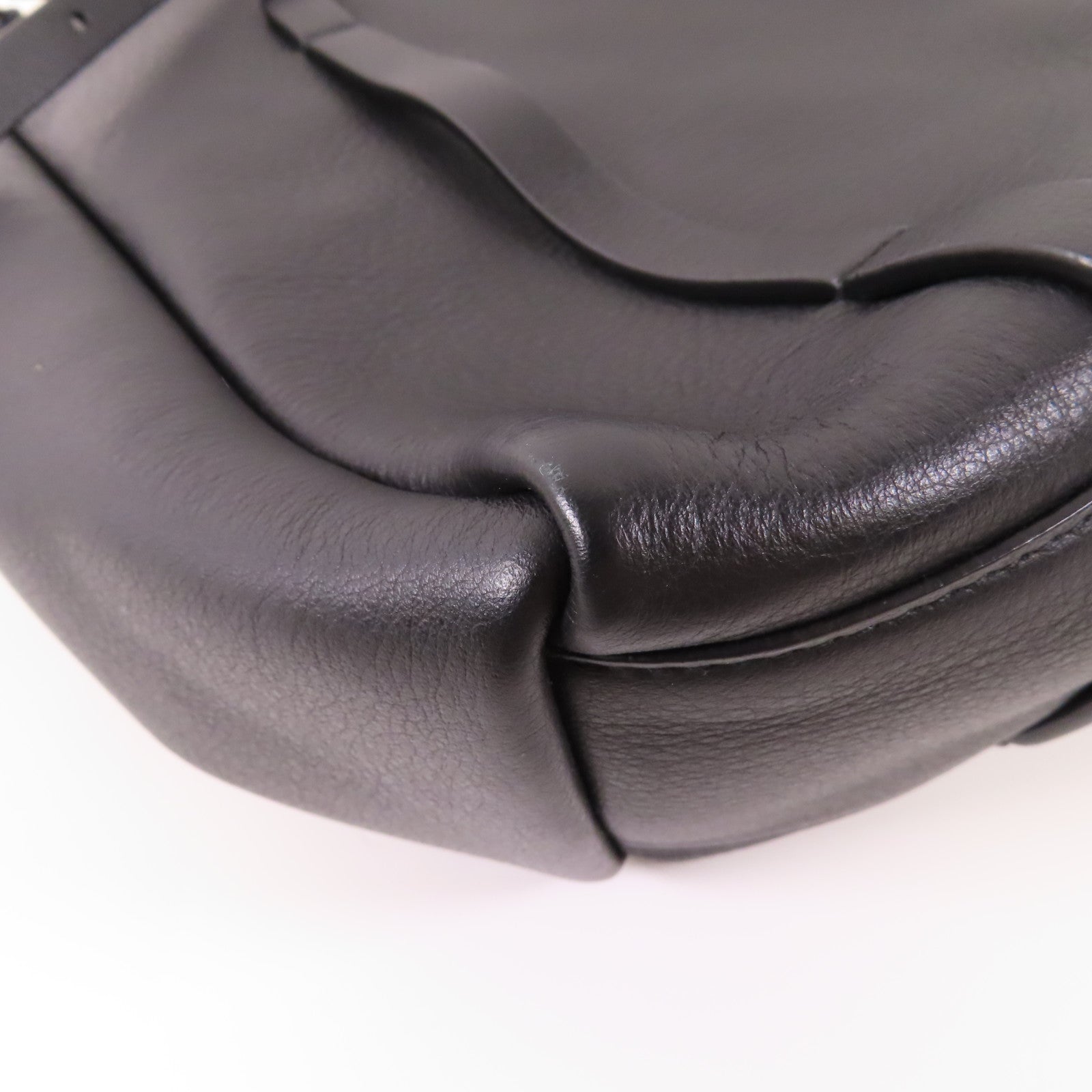 BALENCIAGA 牛皮皮革2 Way Shoulder銀扣手挽肩背兩用袋