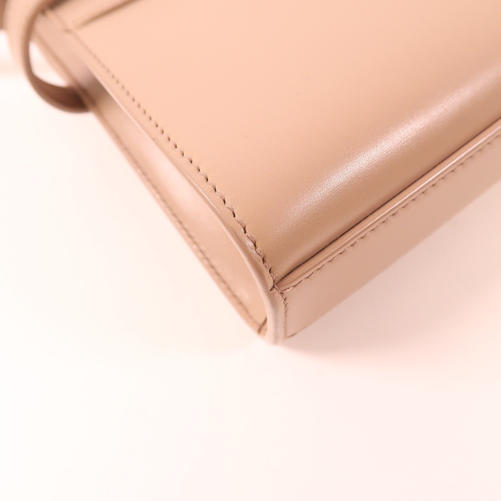 SAINT LAURENT 牛皮皮革Manhattan Bag Small金扣肩背袋