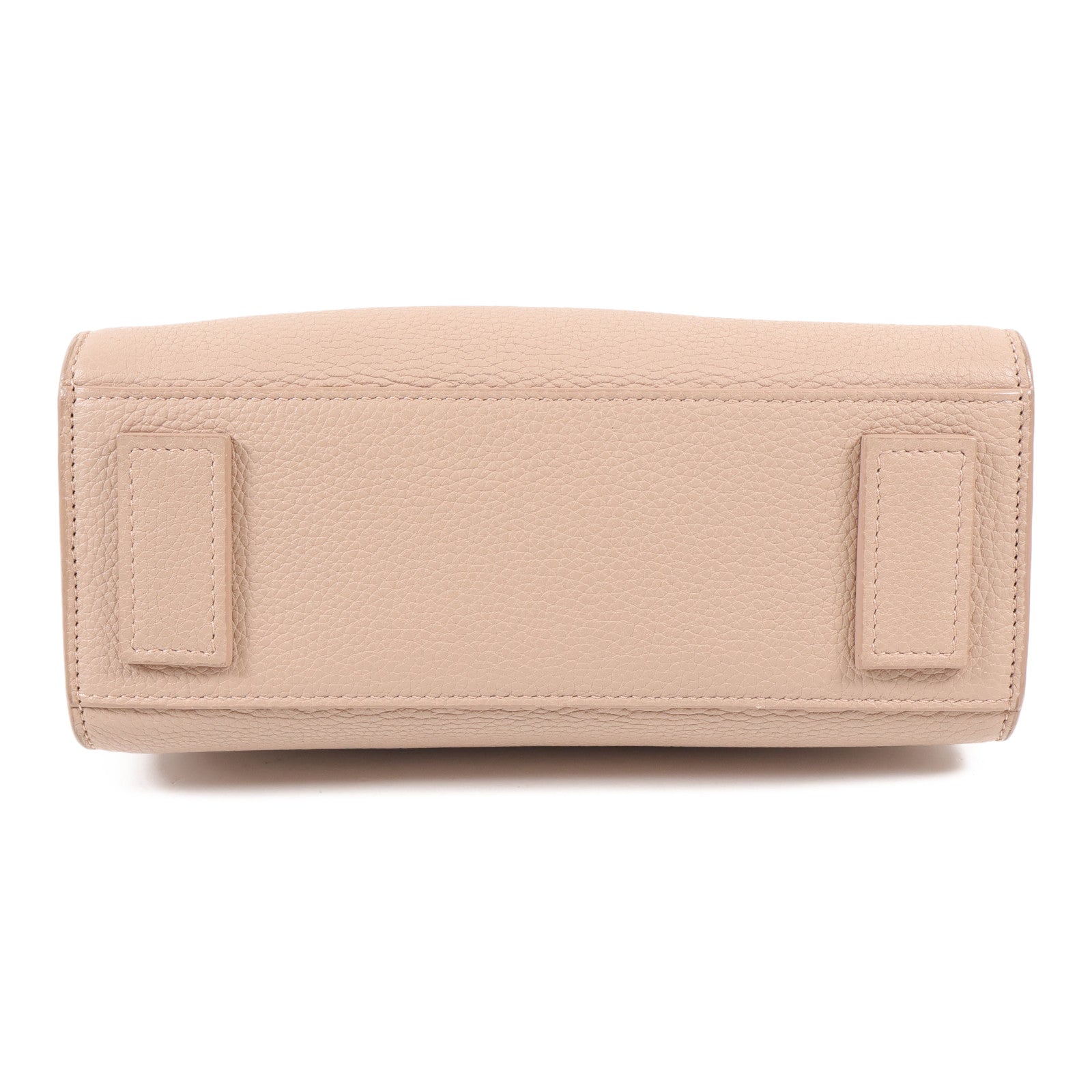 YVES SAINT LAURENT 牛皮皮革2 way Shoulder Bag銀扣手挽肩背兩用袋