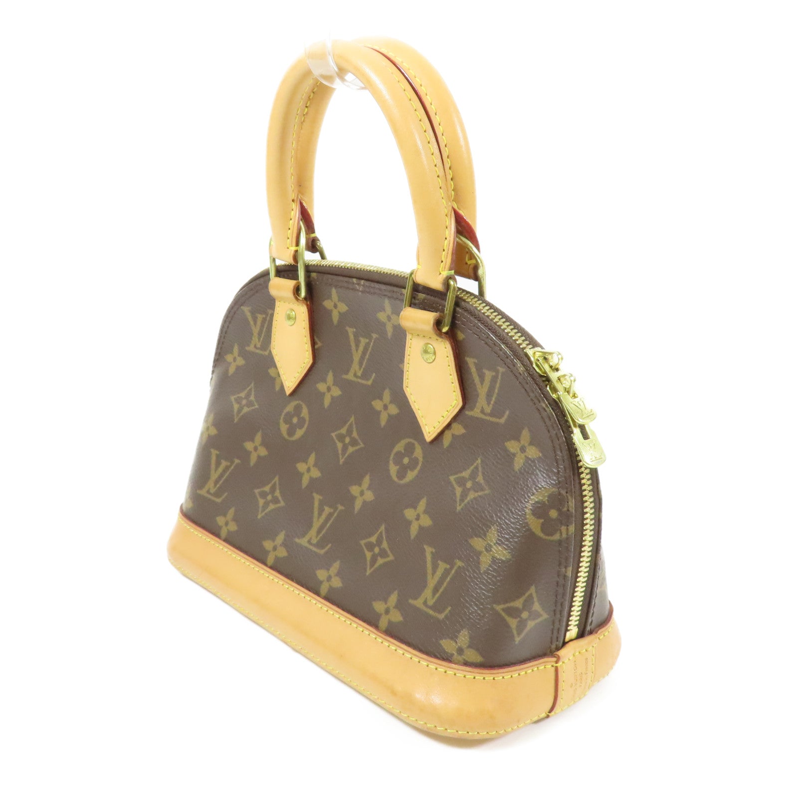 LOUIS VUITTON Monogram Alma BB金扣手挽肩背兩用袋