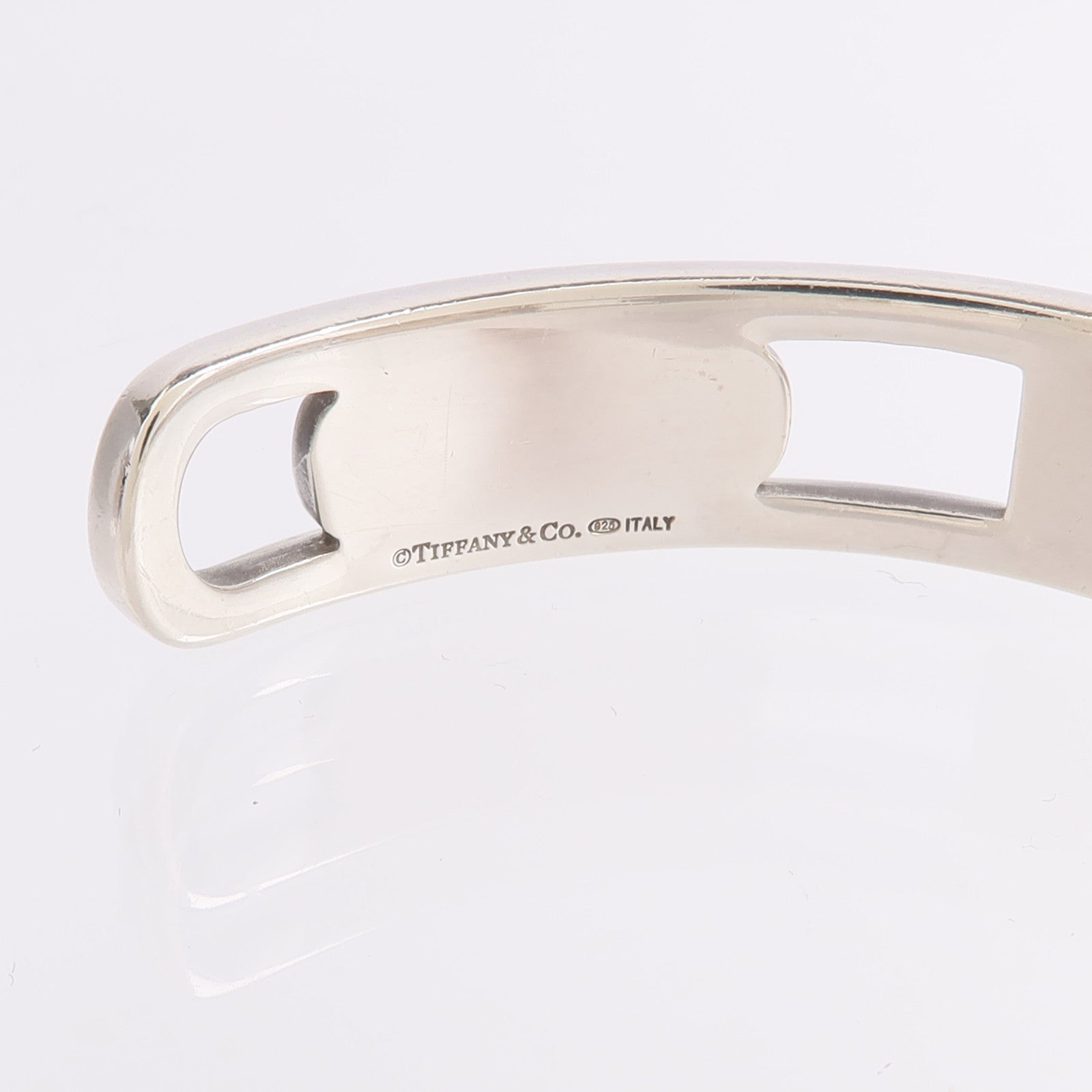 TIFFANY＆CO 925純銀1837 Sterling Open Cuff Bracelet手鐲