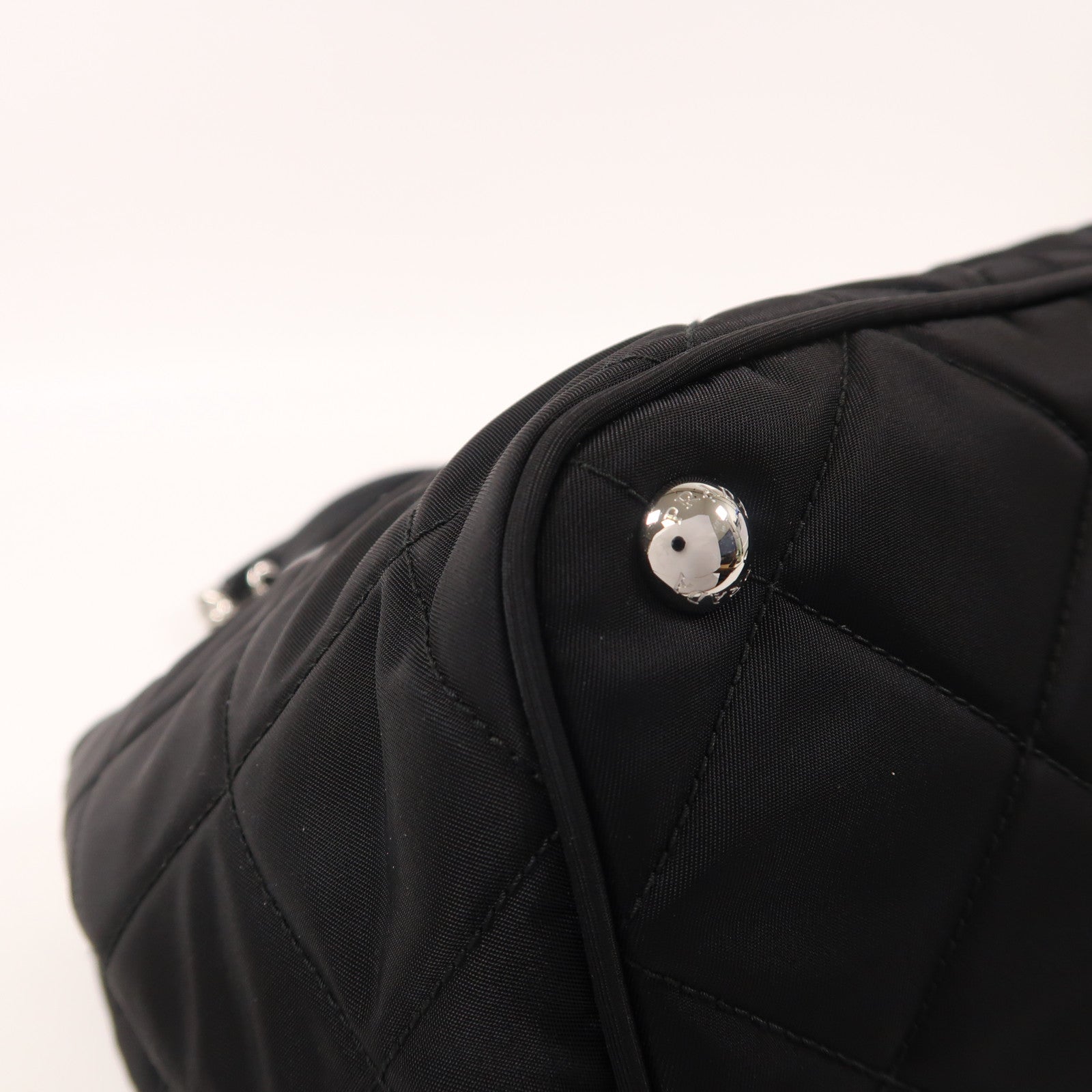 PRADA 尼龍2 Way Shoulder銀扣手挽肩背兩用袋