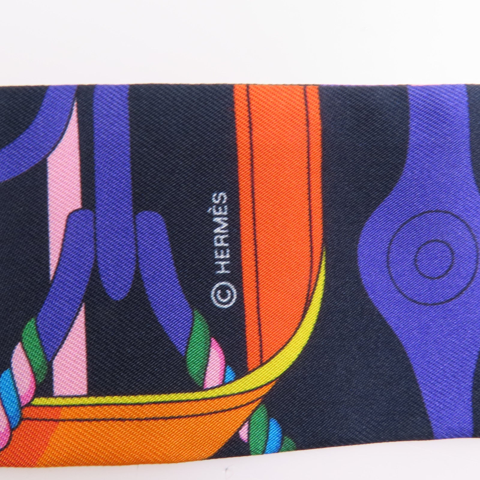 HERMES 絲質Twilly絲巾
