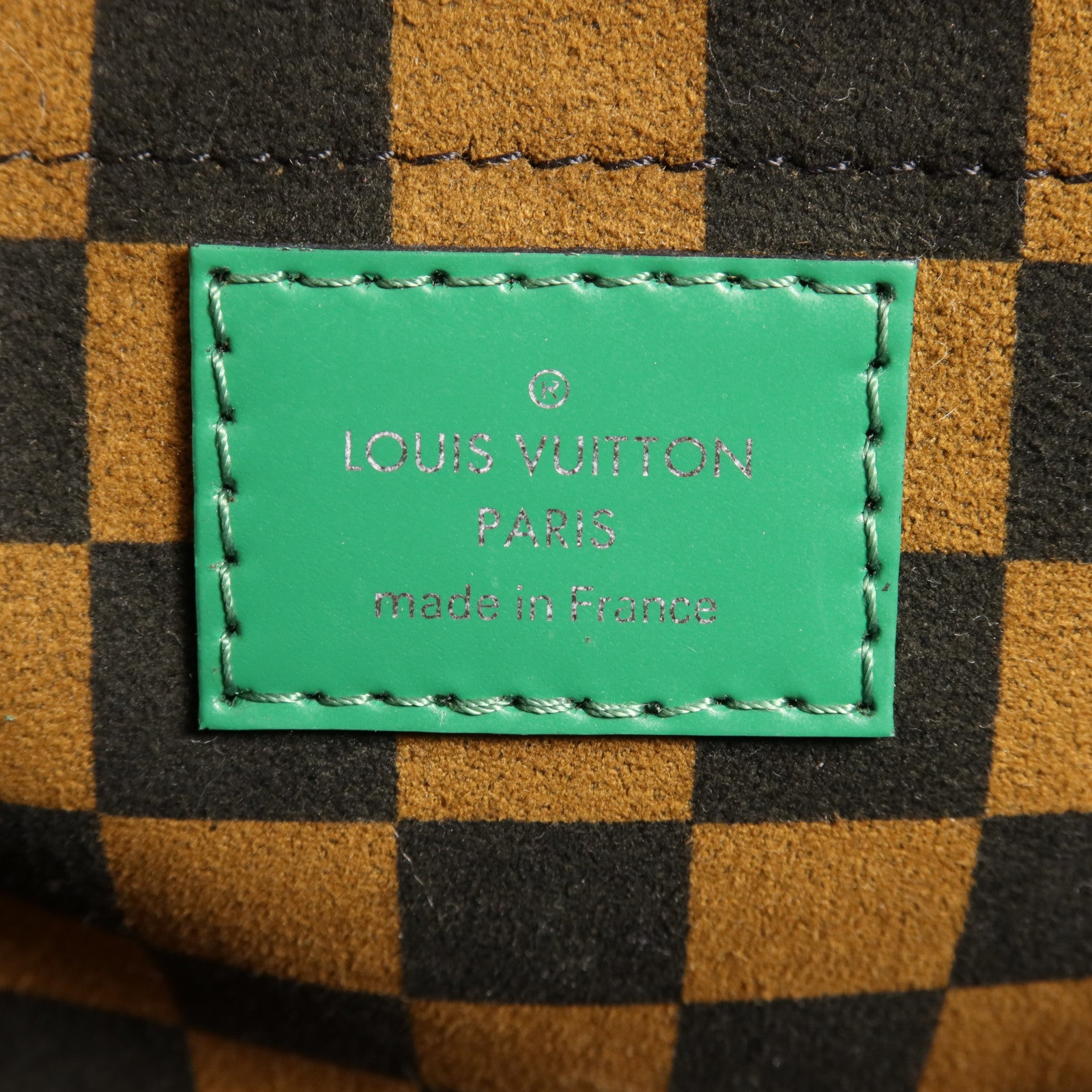 LOUIS VUITTON Damier Valisette BB銀扣手挽肩背兩用袋