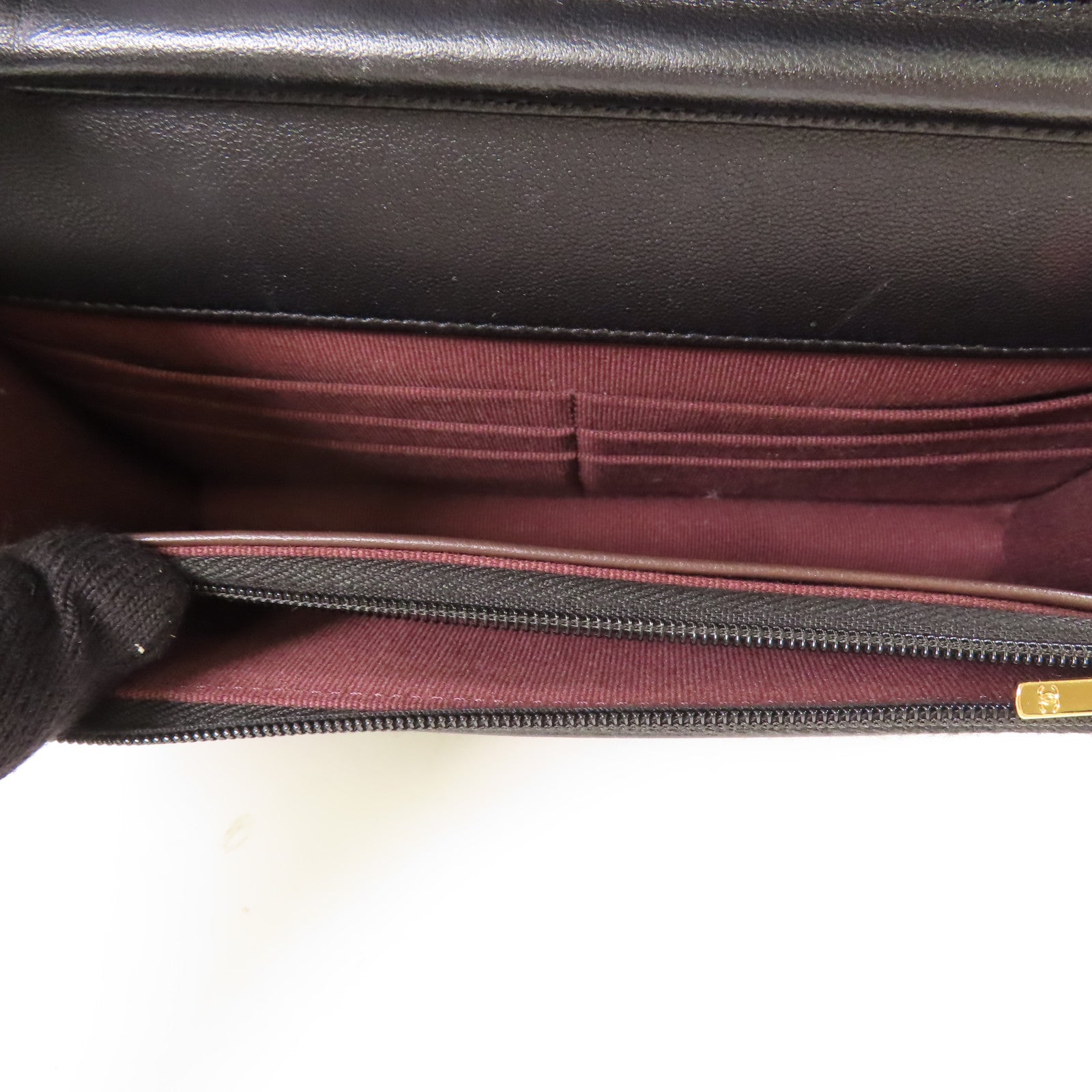 CHANEL 皮革WOC Wallet On Chain金扣鏈帶肩背袋