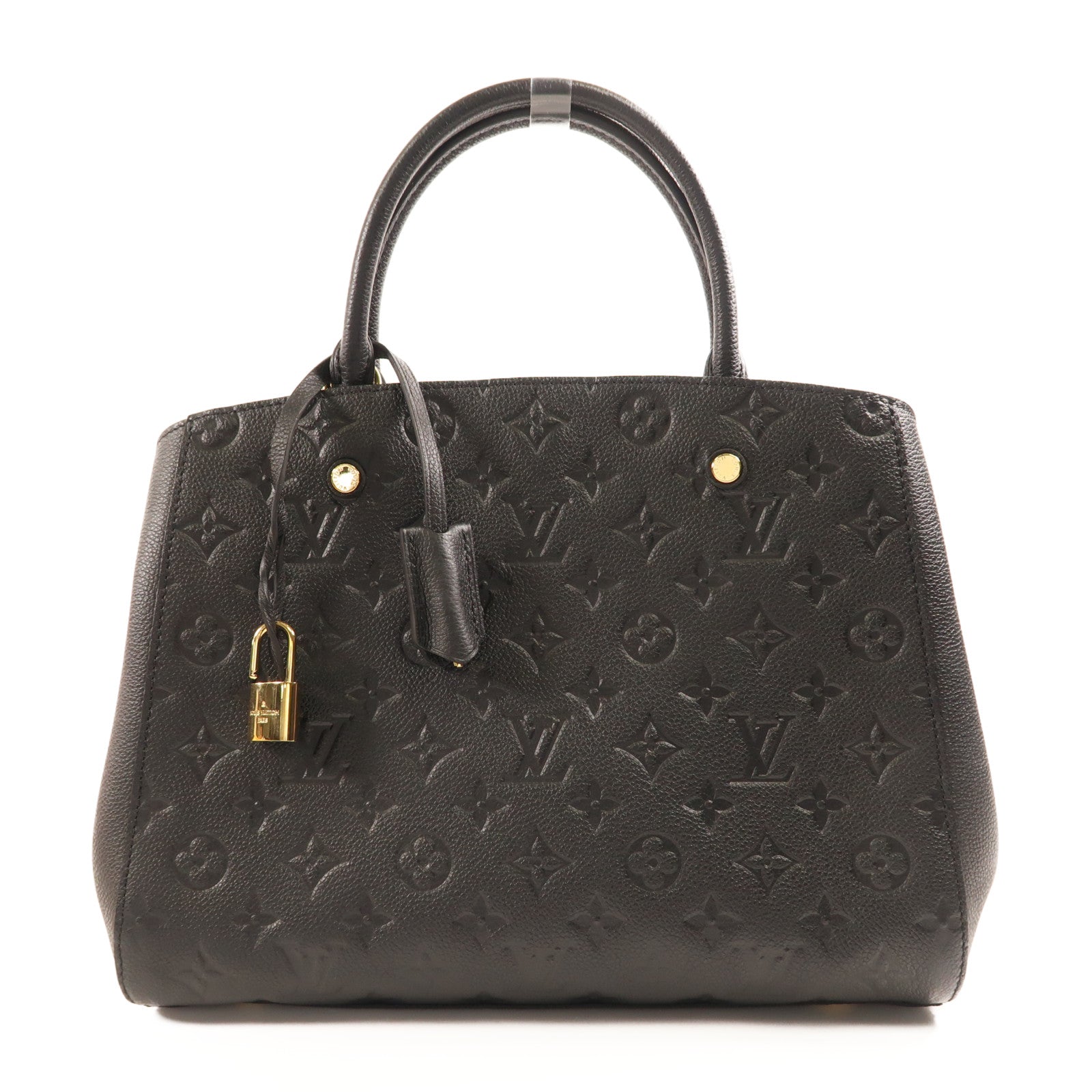 LOUIS VUITTON Monogram Empreinte Montaigne MM手挽肩背兩用袋