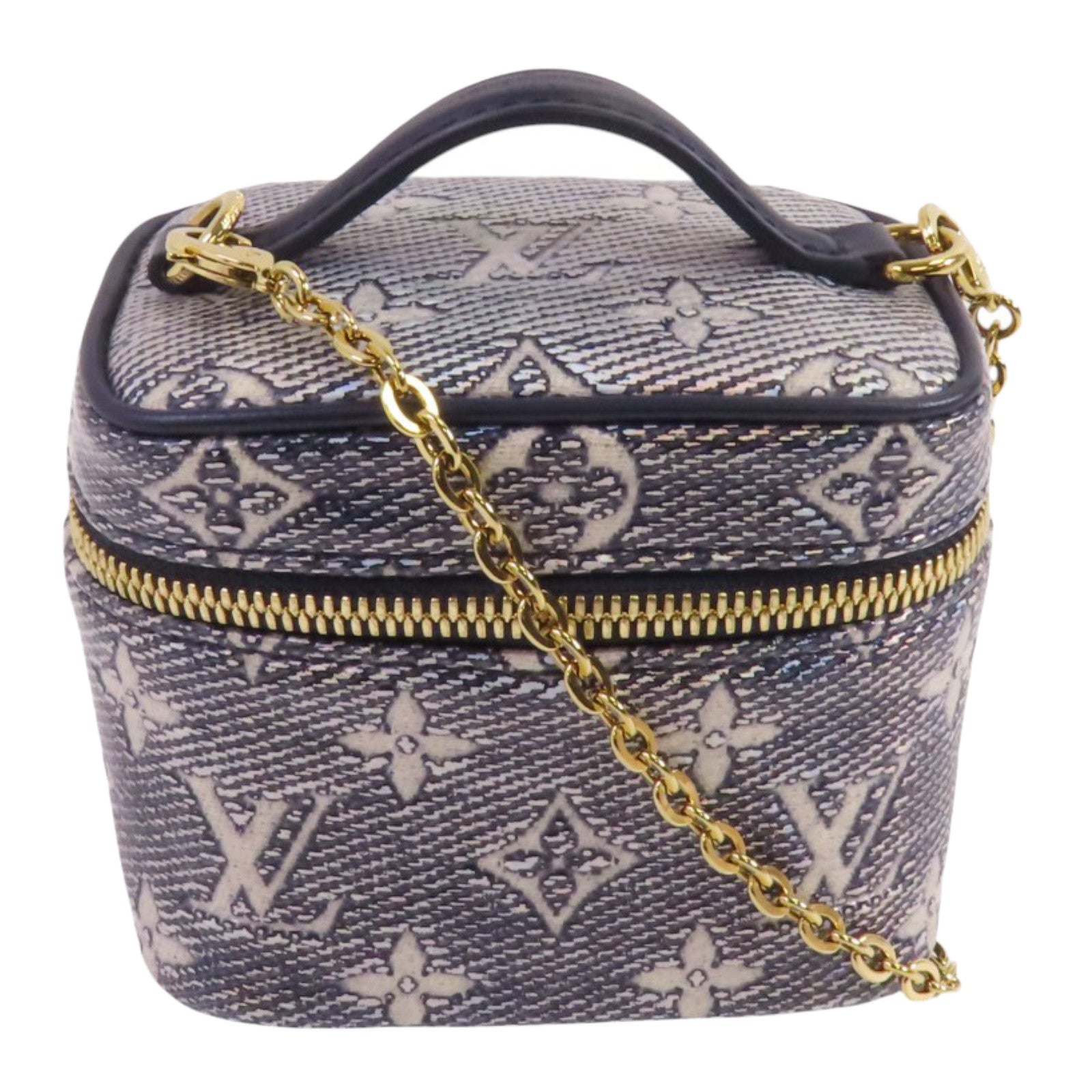 LOUIS VUITTON 【激減優惠】Monogram Coated Canvas Micro Vanity金扣手挽肩背兩用袋