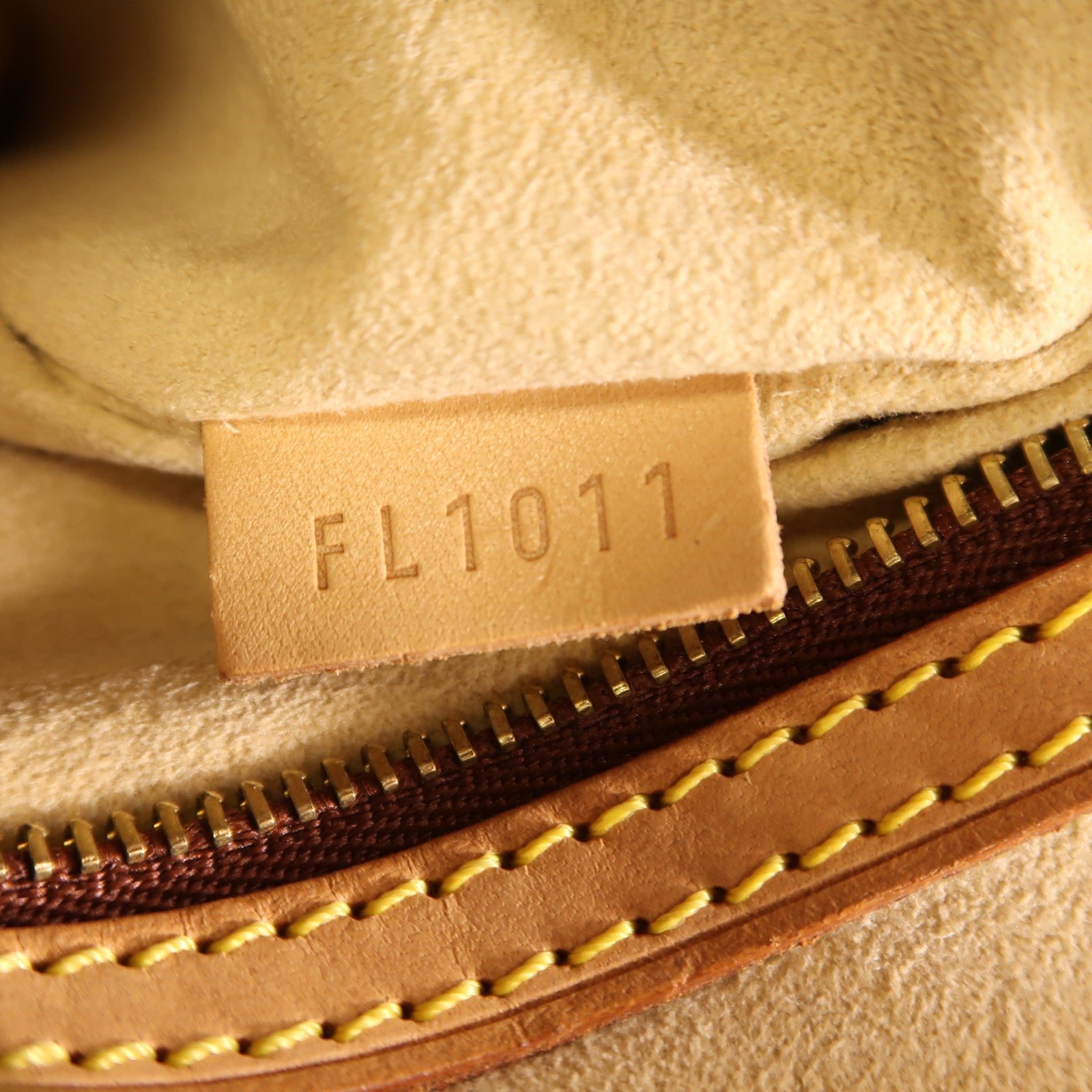LOUIS VUITTON Monogram Looping MM金扣肩背袋棕色