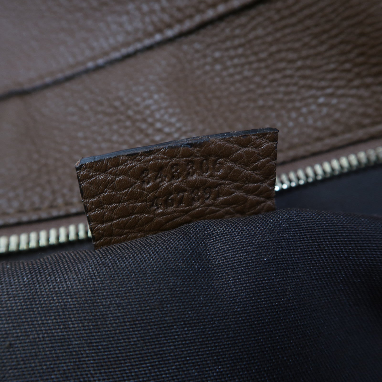 GUCCI 牛皮皮革Shoulder Bag金扣肩背袋啡色