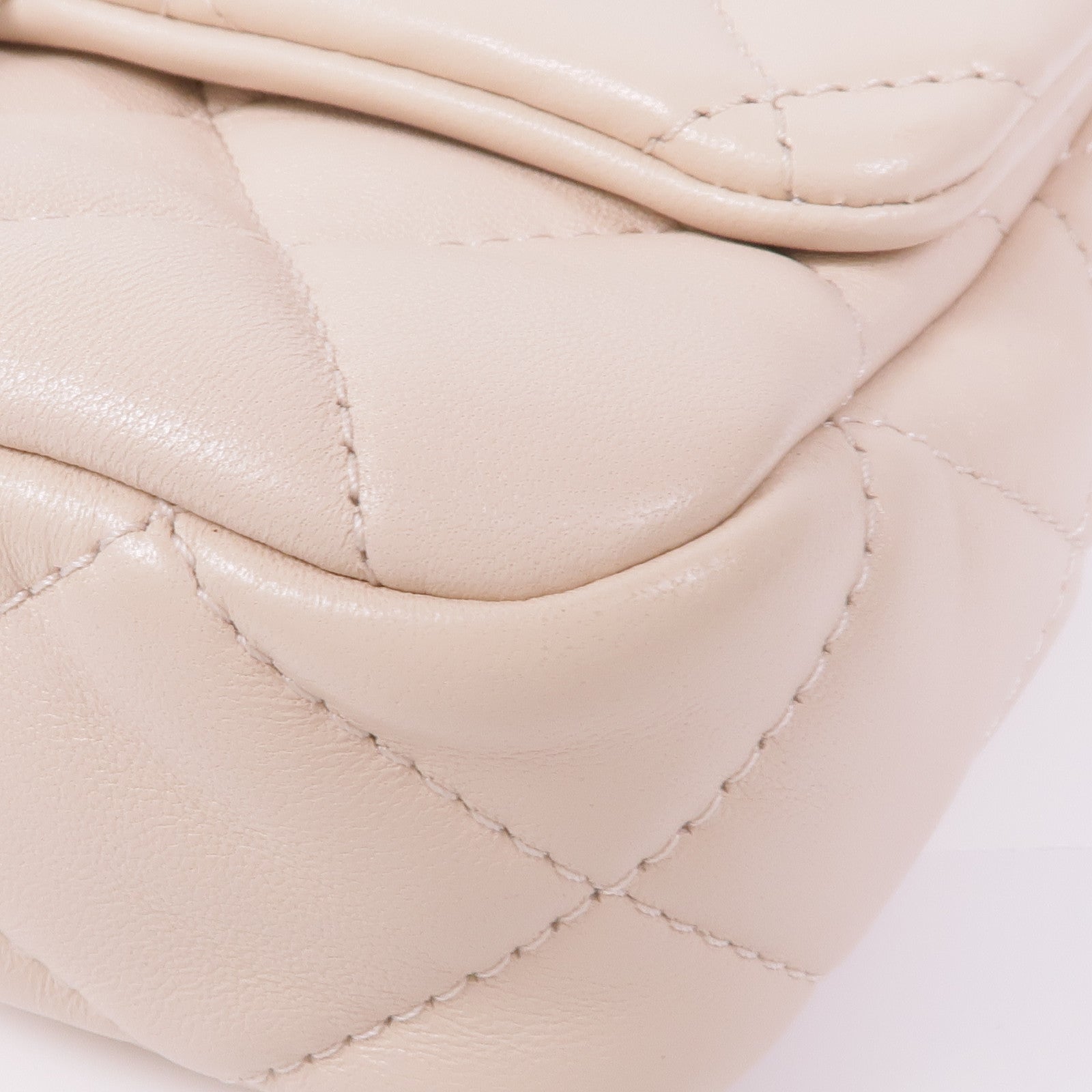 CHANEL 羊皮皮革Chain Shoulder Bag金扣鏈帶肩背袋