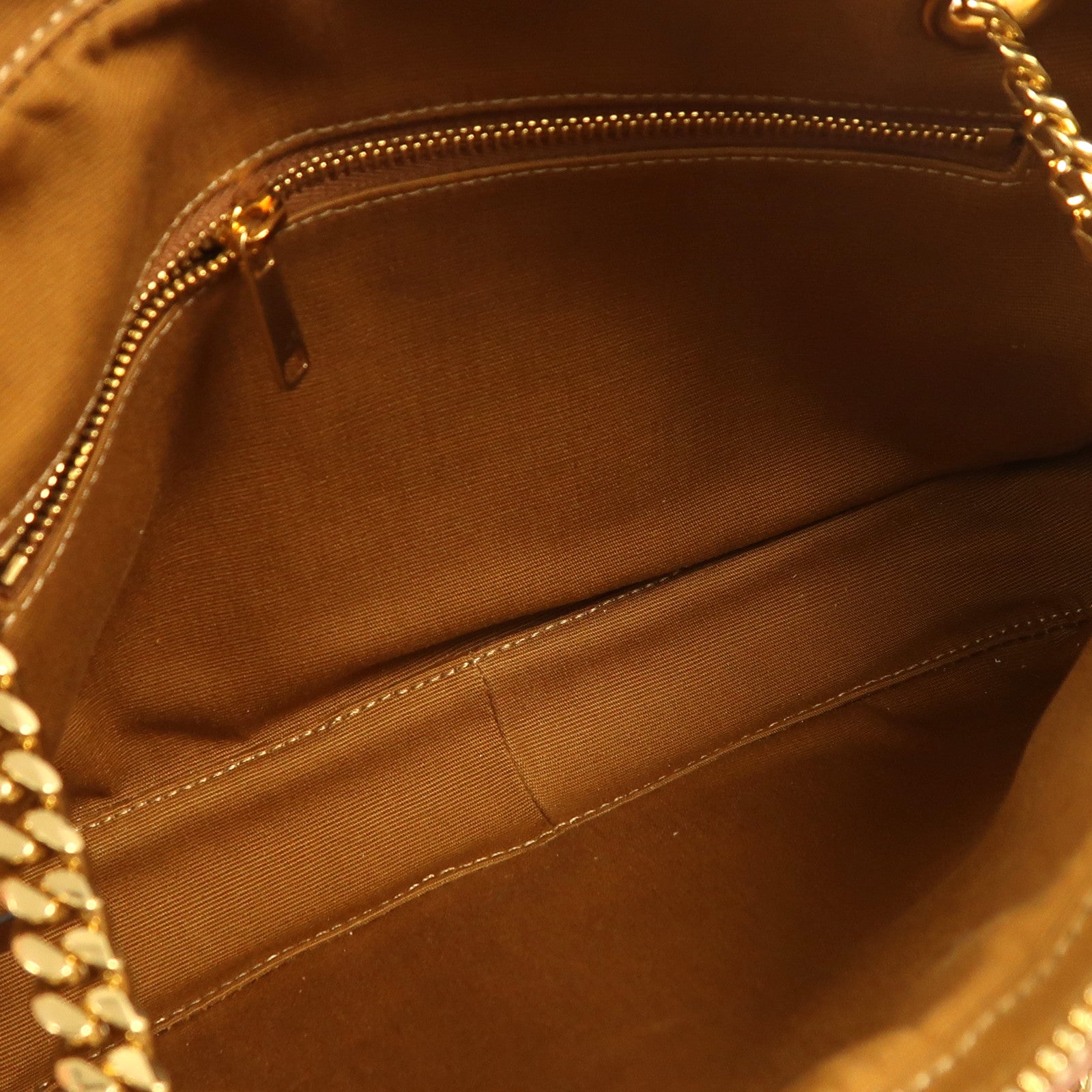 CELINE 塗層帆布Small Patapans金扣鏈帶肩背袋