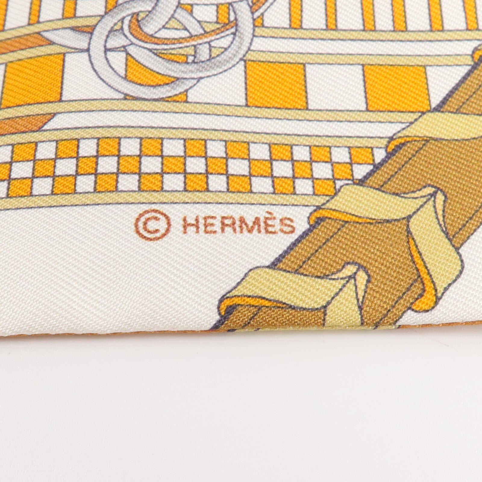 HERMES 絲質Twilly絲巾