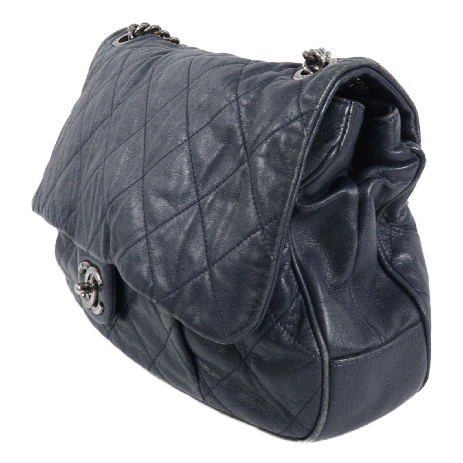 CHANEL 牛皮皮革Chain Shoulder鏈帶肩背袋