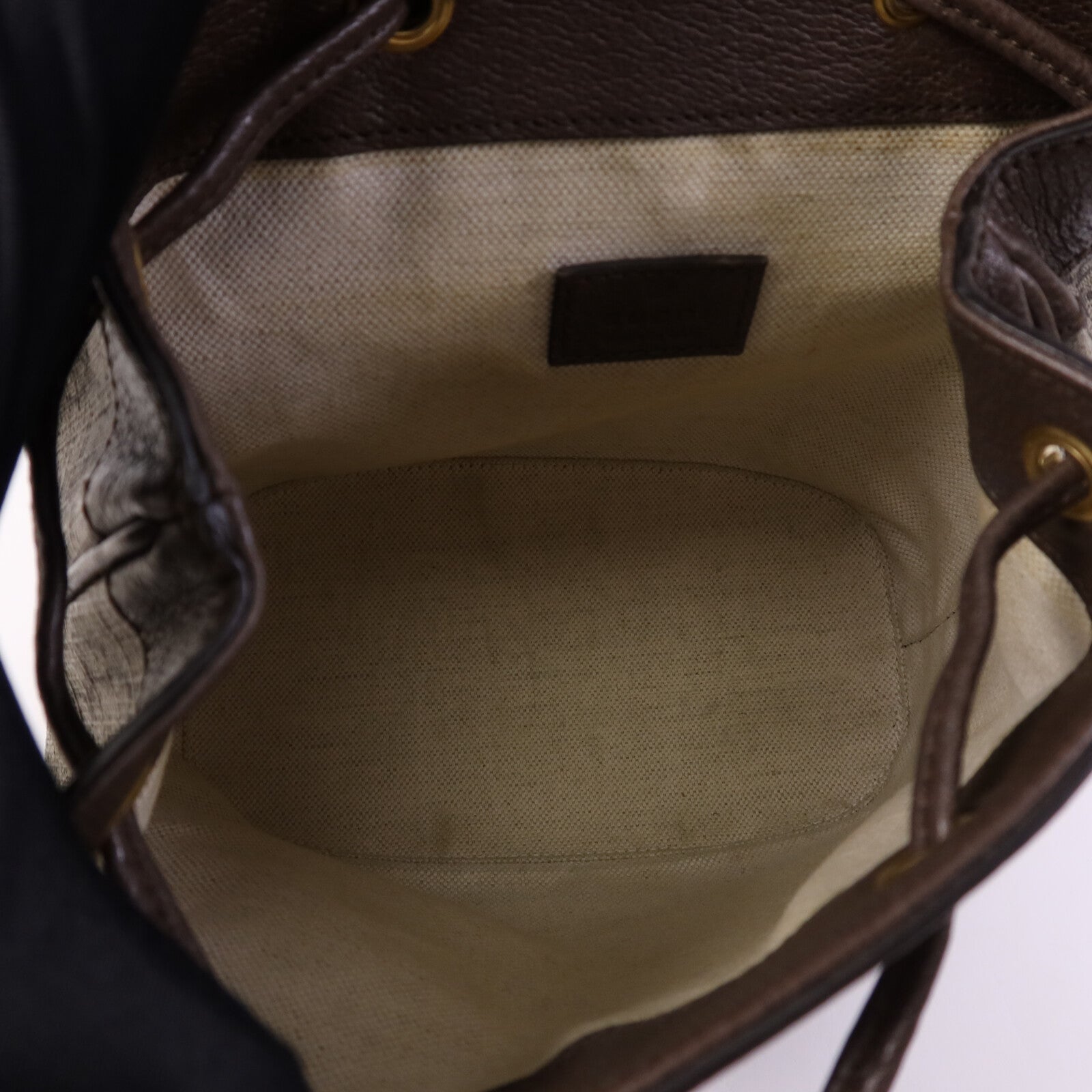 GUCCI 【激減優惠】塗層帆布Backpack金扣背包
