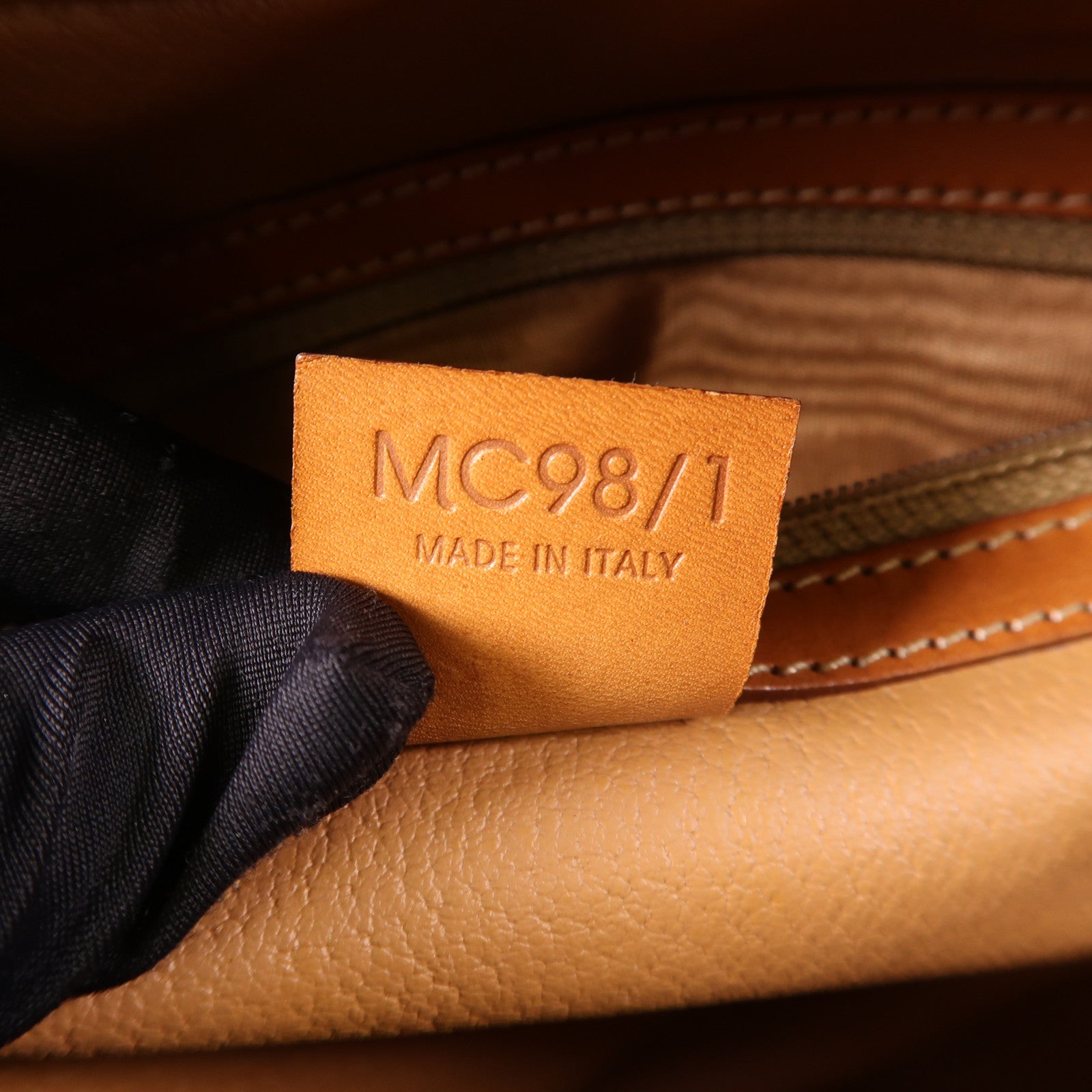 CELINE 塗層帆布Macadam Handbag金扣手挽袋