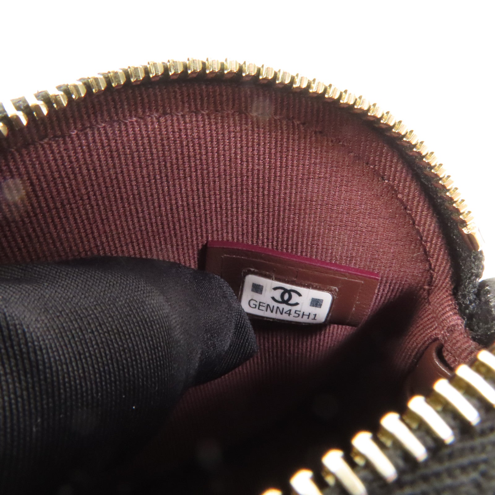 CHANEL 牛皮皮革Chain Shoulder金扣鏈帶肩背袋