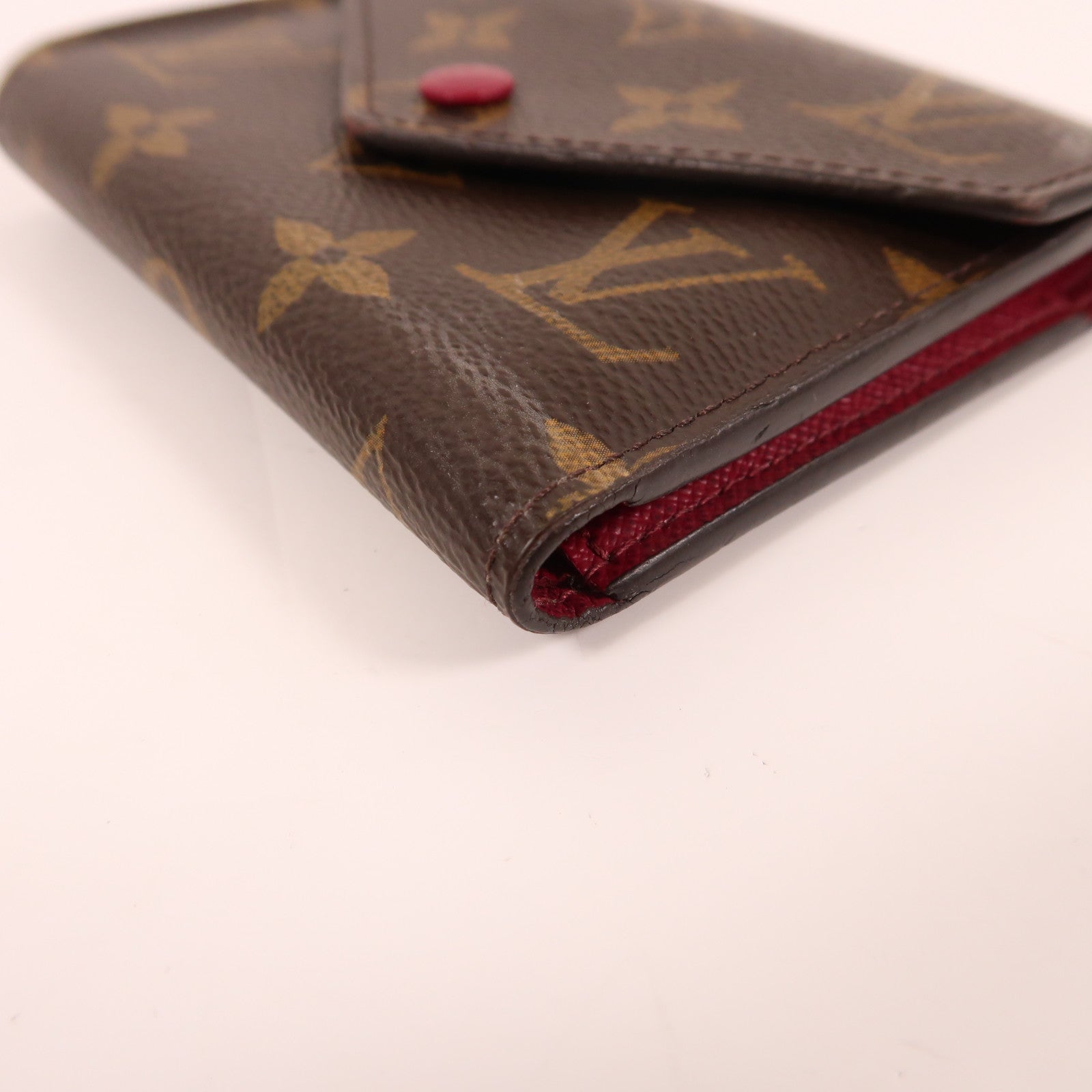 LOUIS VUITTON Monogram Victorine金扣錢包啡色