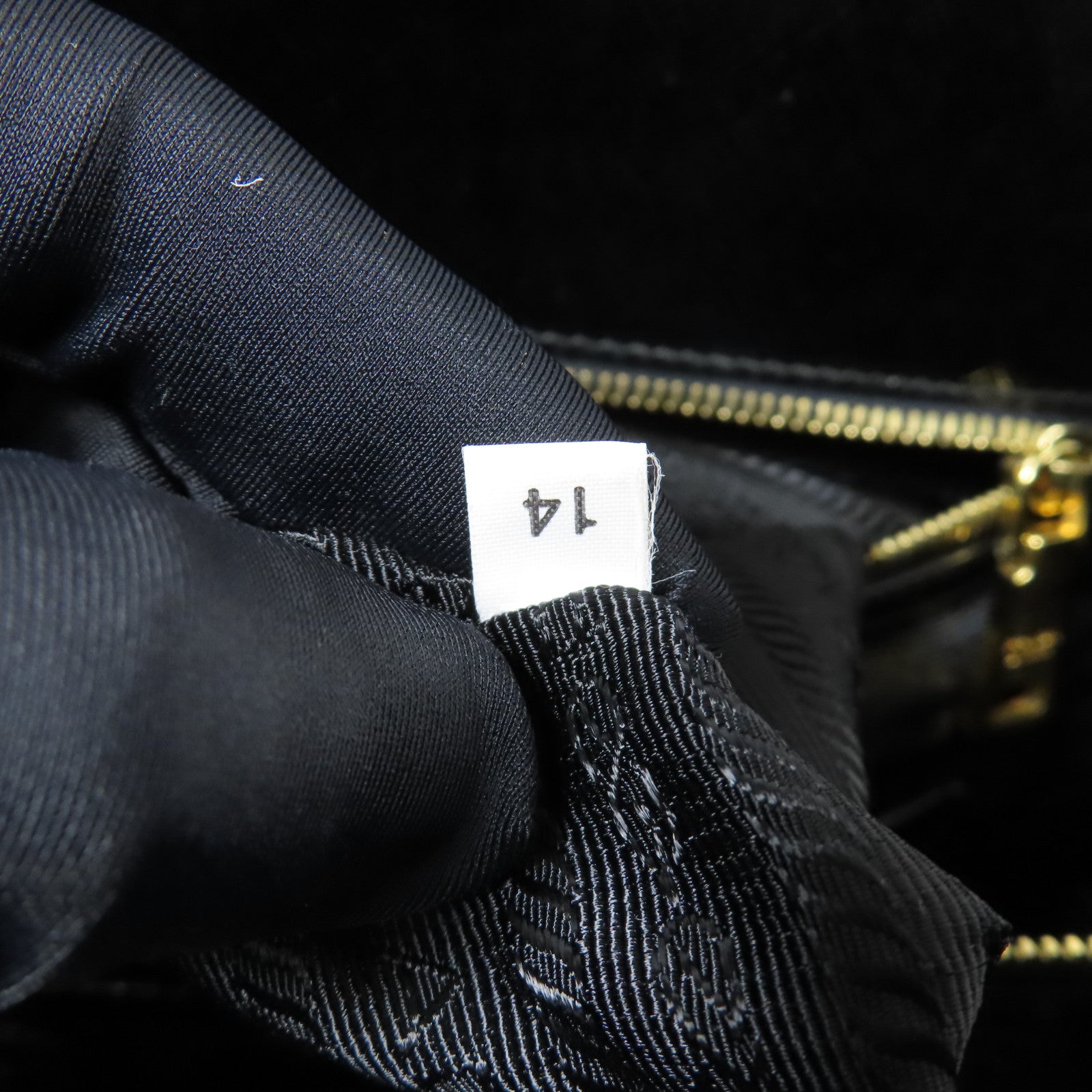 PRADA 漆皮皮革2Way Shoulder金扣手挽肩背兩用袋