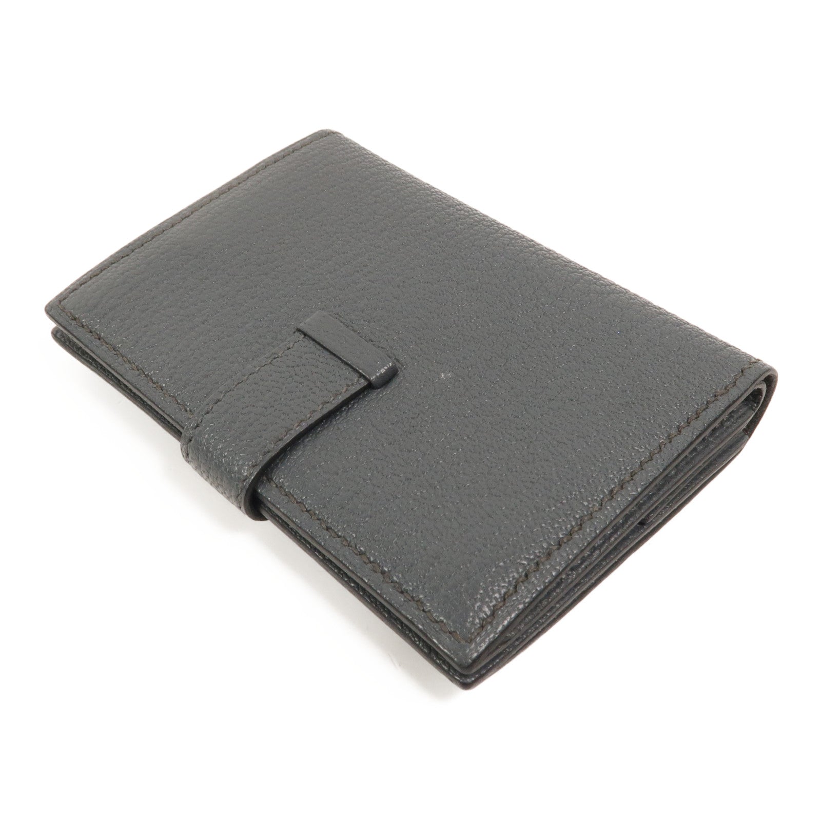 HERMES Chevre皮革Bearn Mini Wallet卡片套