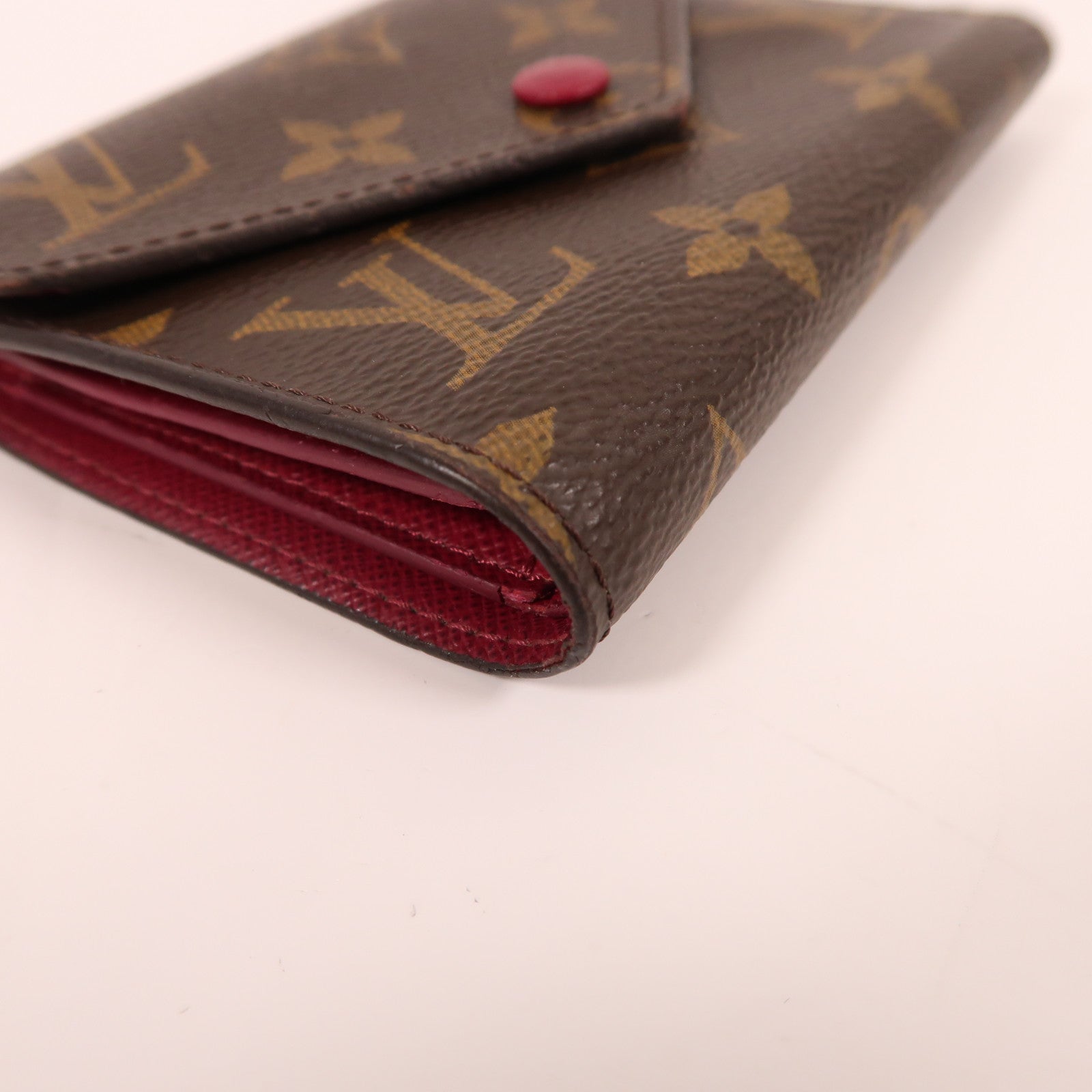LOUIS VUITTON Monogram Victorine金扣錢包啡色