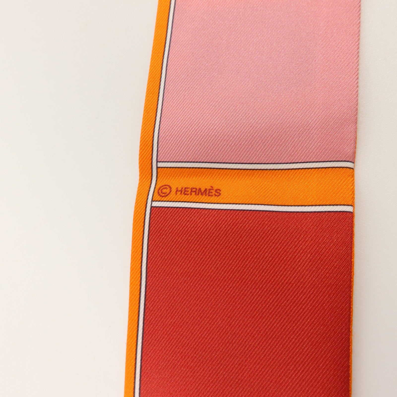 HERMES 絲質Twilly絲巾