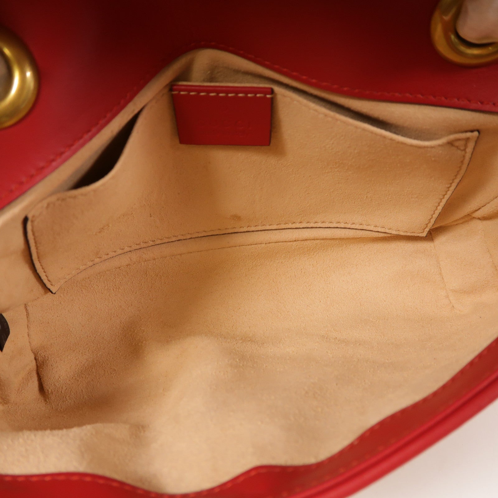 GUCCI 牛皮皮革GG Marmont Matelasse Mini金扣鏈帶肩背袋