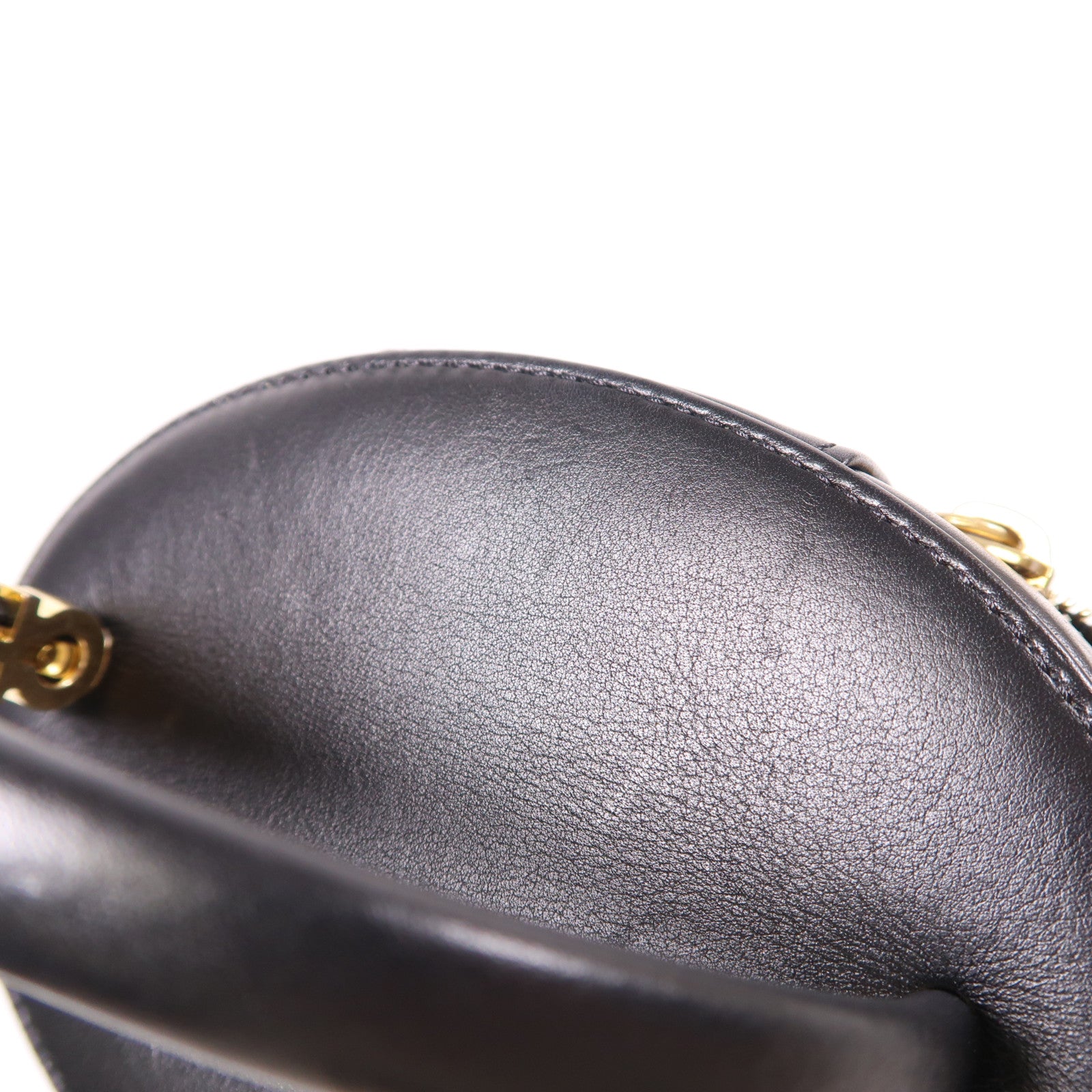 CHANEL 牛皮皮革Chain Shoulder Bag金扣鏈帶手挽肩背兩用袋