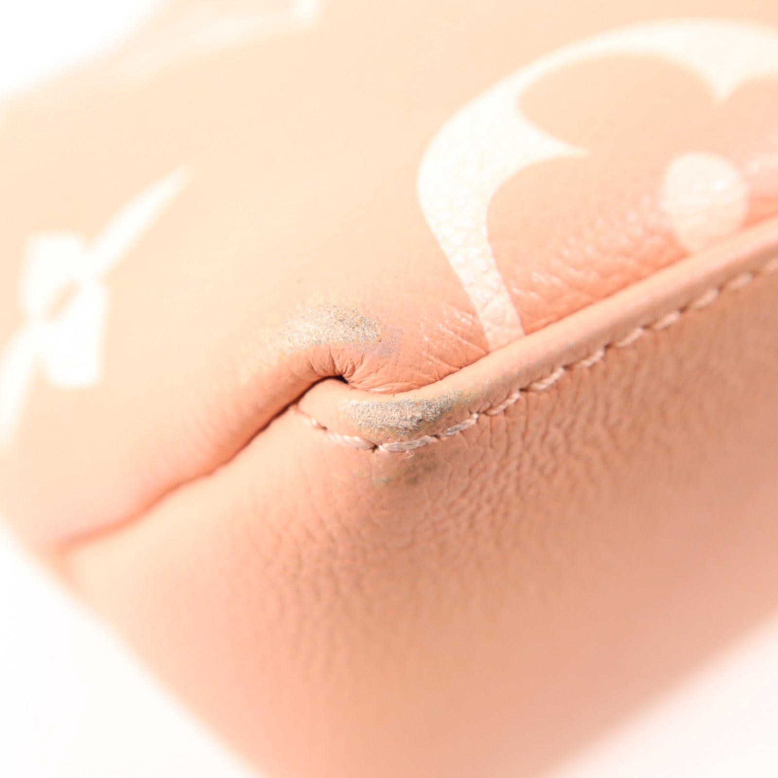 LOUIS VUITTON 【激減優惠】Monogram Empreinte Petit Palais金扣手挽肩背兩用袋粉紅色