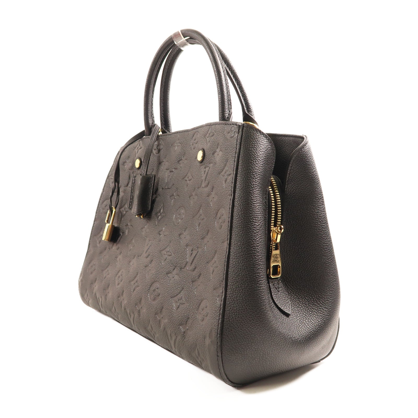 LOUIS VUITTON Monogram Empreinte Montaigne MM手挽肩背兩用袋