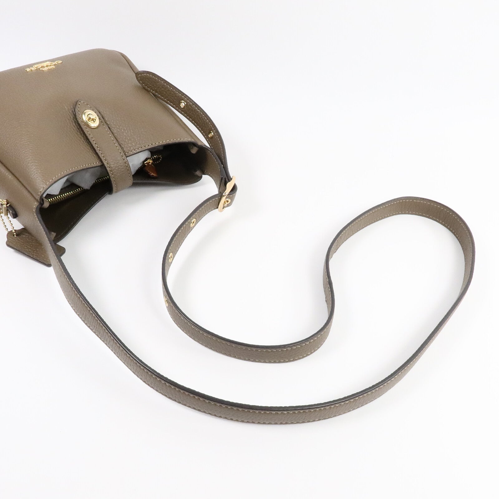 COACH 牛皮皮革Hadley Mini Crossbody Bag肩背袋