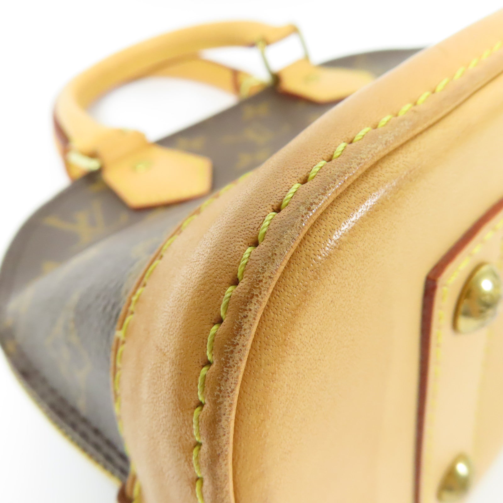 LOUIS VUITTON Monogram Alma BB金扣手挽肩背兩用袋