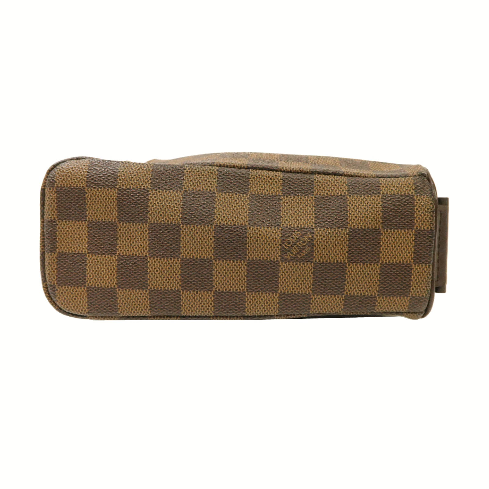 LOUIS VUITTON Damier Olav PM金扣肩背袋啡色