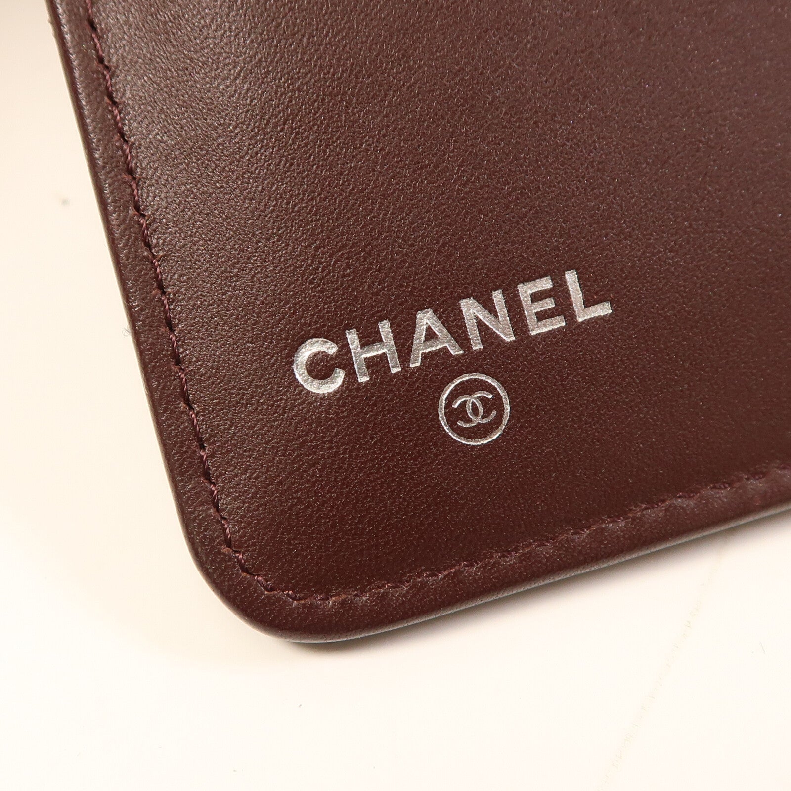 CHANEL 牛皮皮革Classic Long Wallet銀扣長錢包