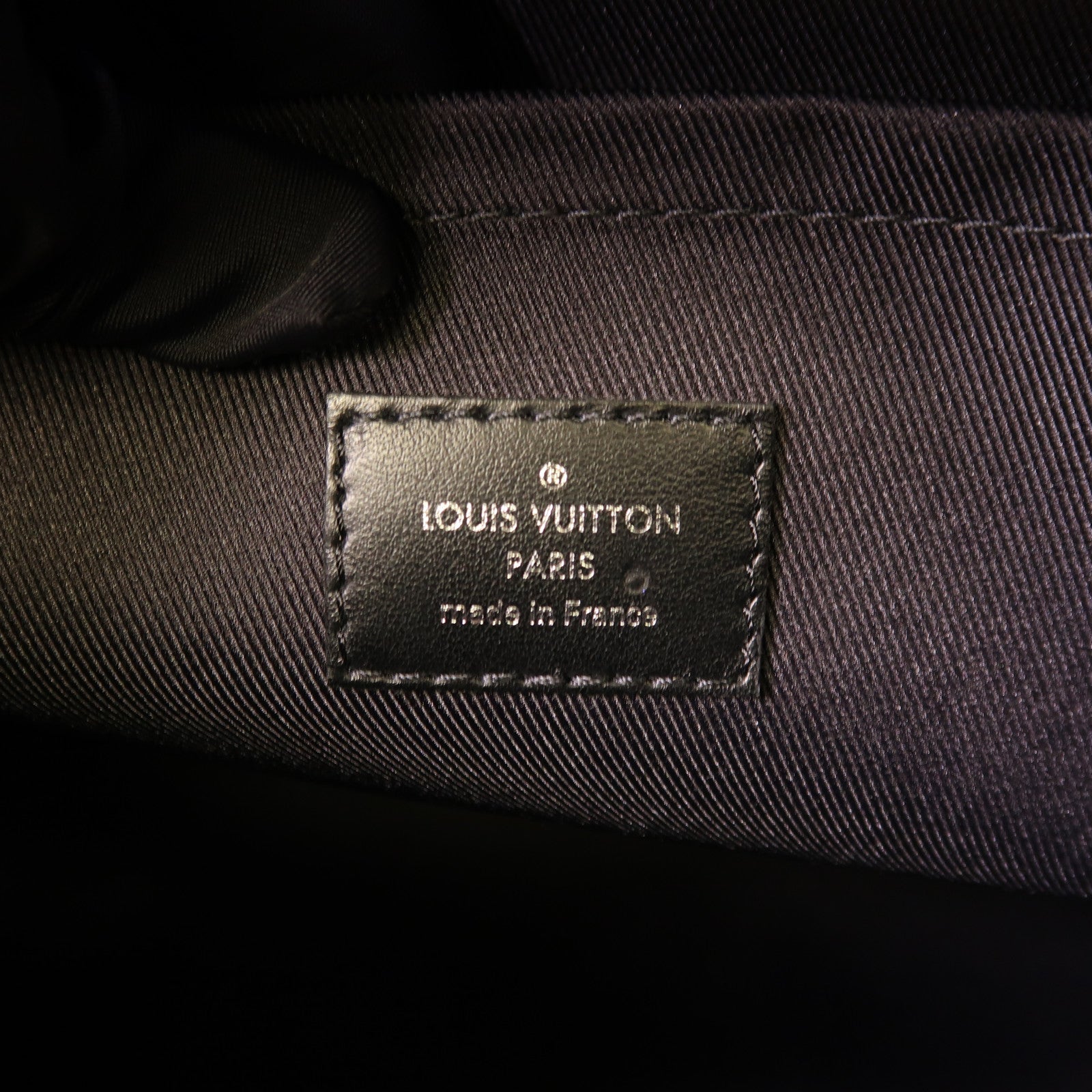 LOUIS VUITTON Monogram Eclipse Steamer PM手挽肩背兩用袋