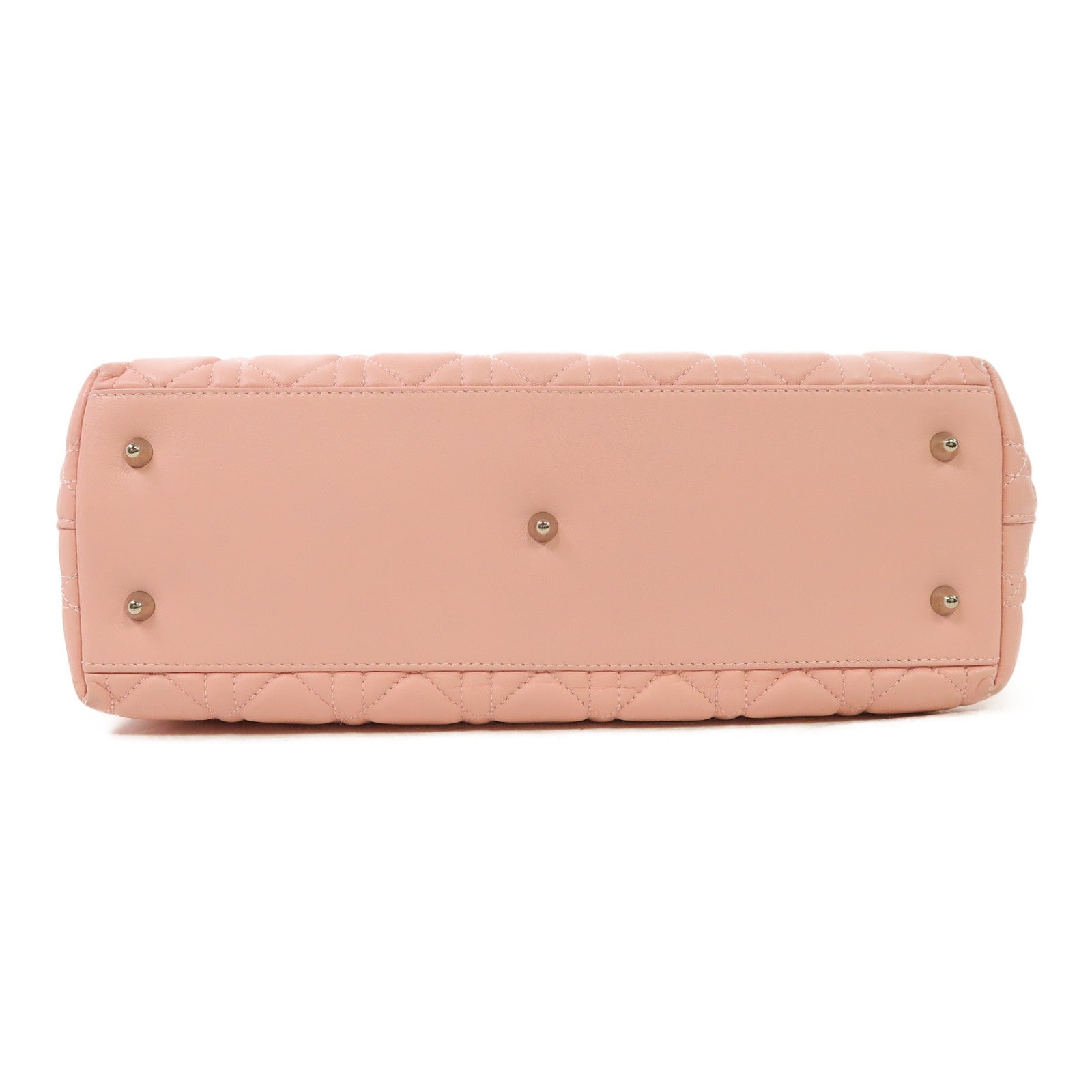 Dior 牛皮皮革Shoulder Bag銀扣肩背袋粉紅色
