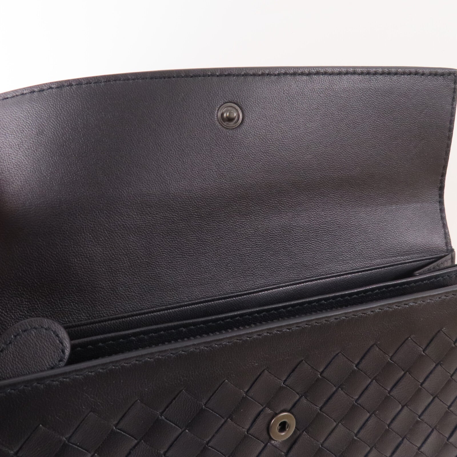 BOTTEGA VENETA 織紋皮革Long Wallet長錢包