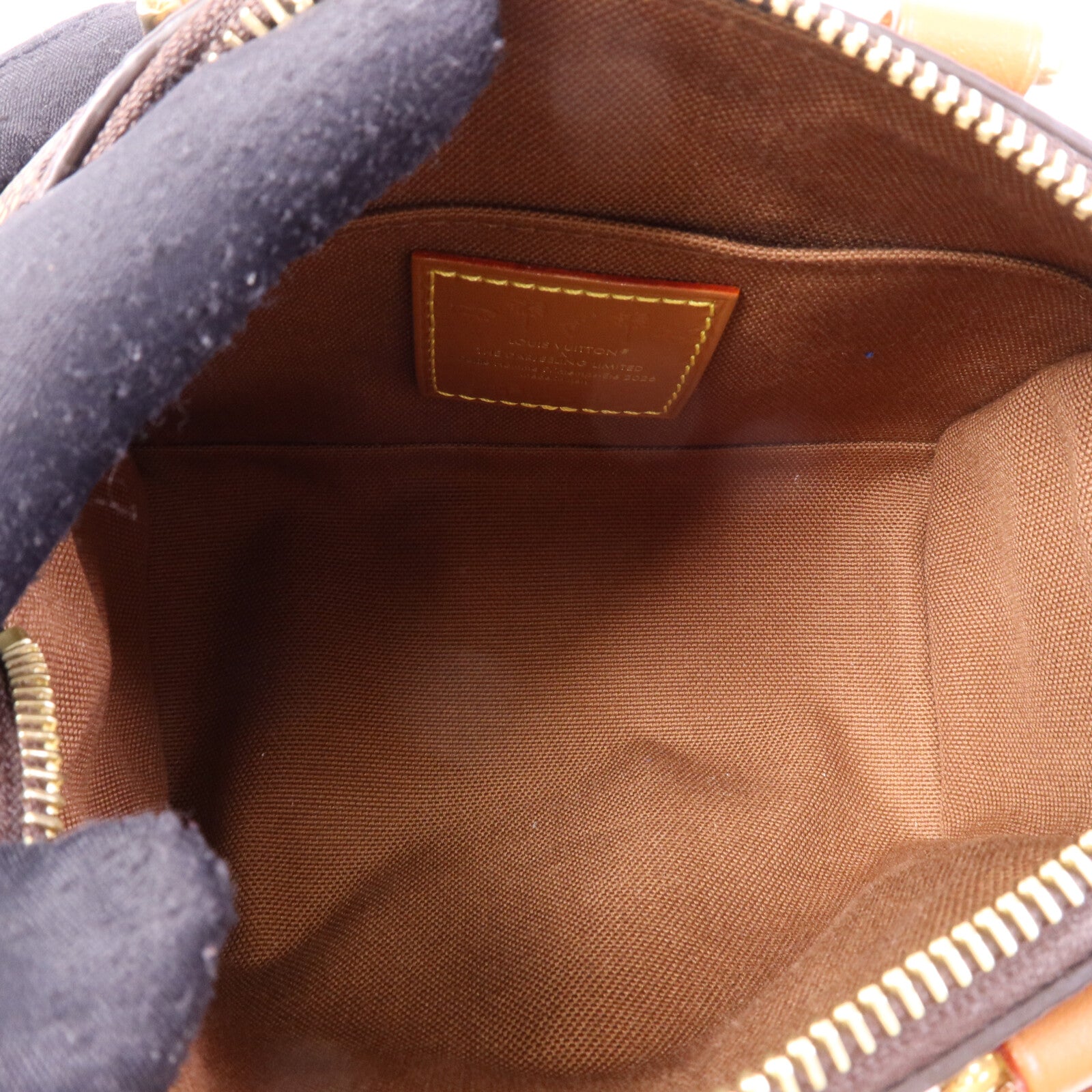 LOUIS VUITTON Damier Heritage Speedy Bandouliere 18 X The Darjeeling金扣手挽肩背兩用袋