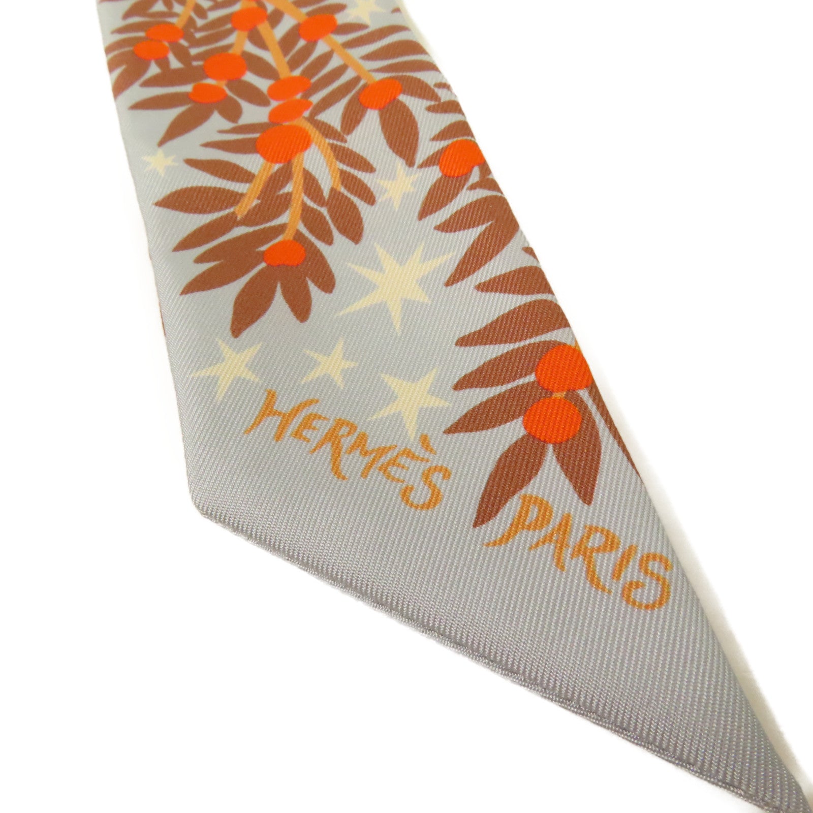 HERMES 絲質Twilly絲巾