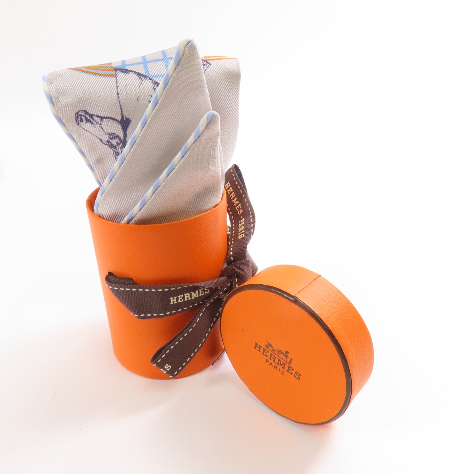 HERMES 絲質Twilly絲巾