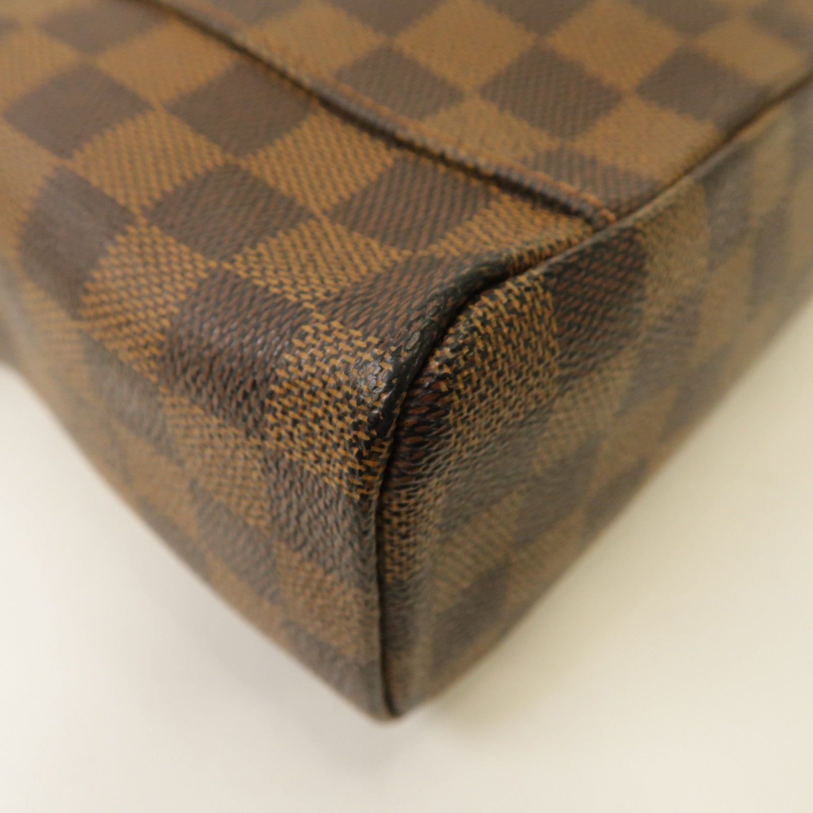 LOUIS VUITTON Damier Olav PM金扣肩背袋啡色