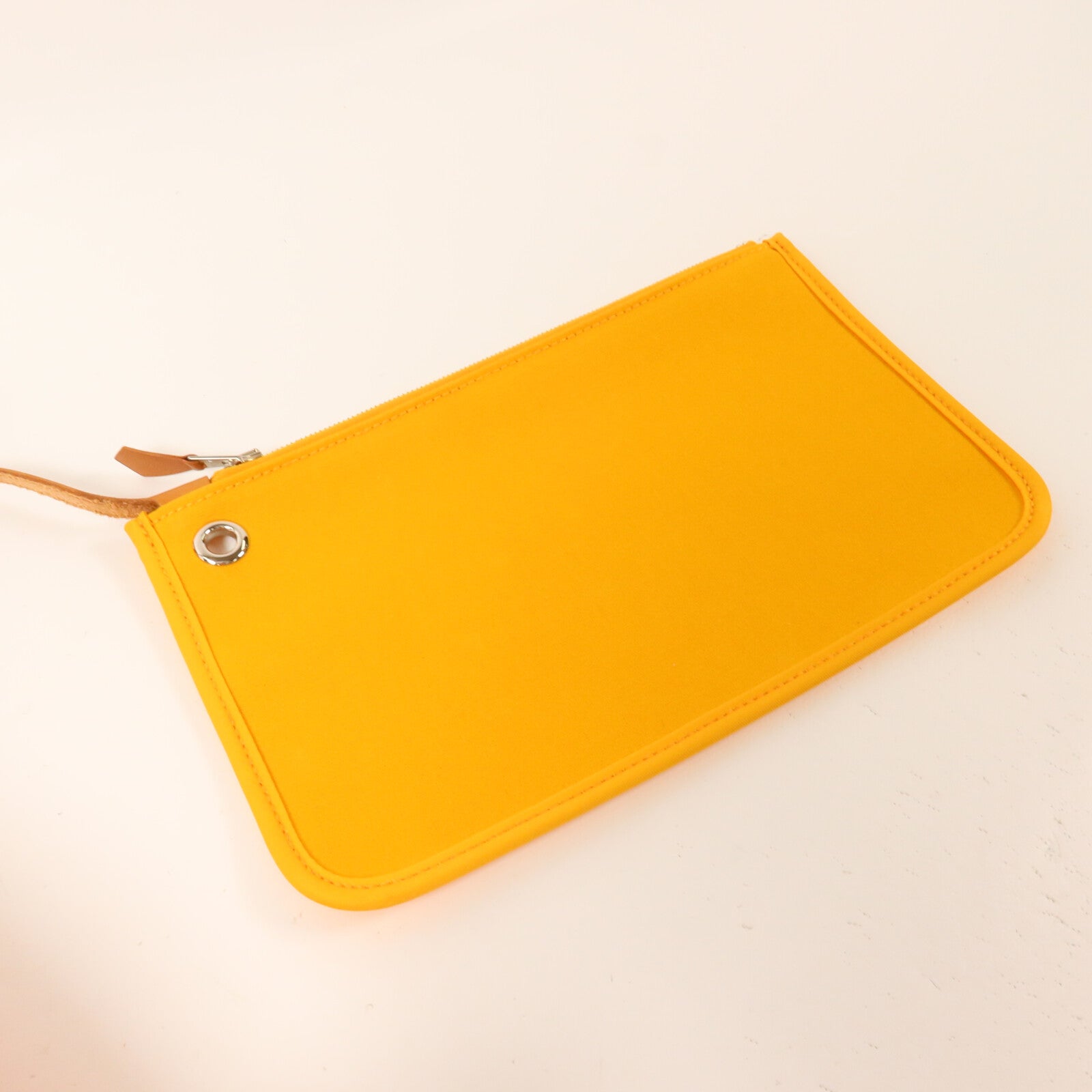 HERMES 帆布Herbag MM手挽肩背兩用袋Orange