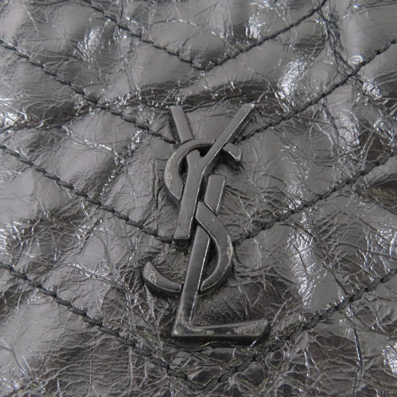 SAINT LAURENT 牛皮皮革Chain Shoulder Bag鏈帶肩背袋