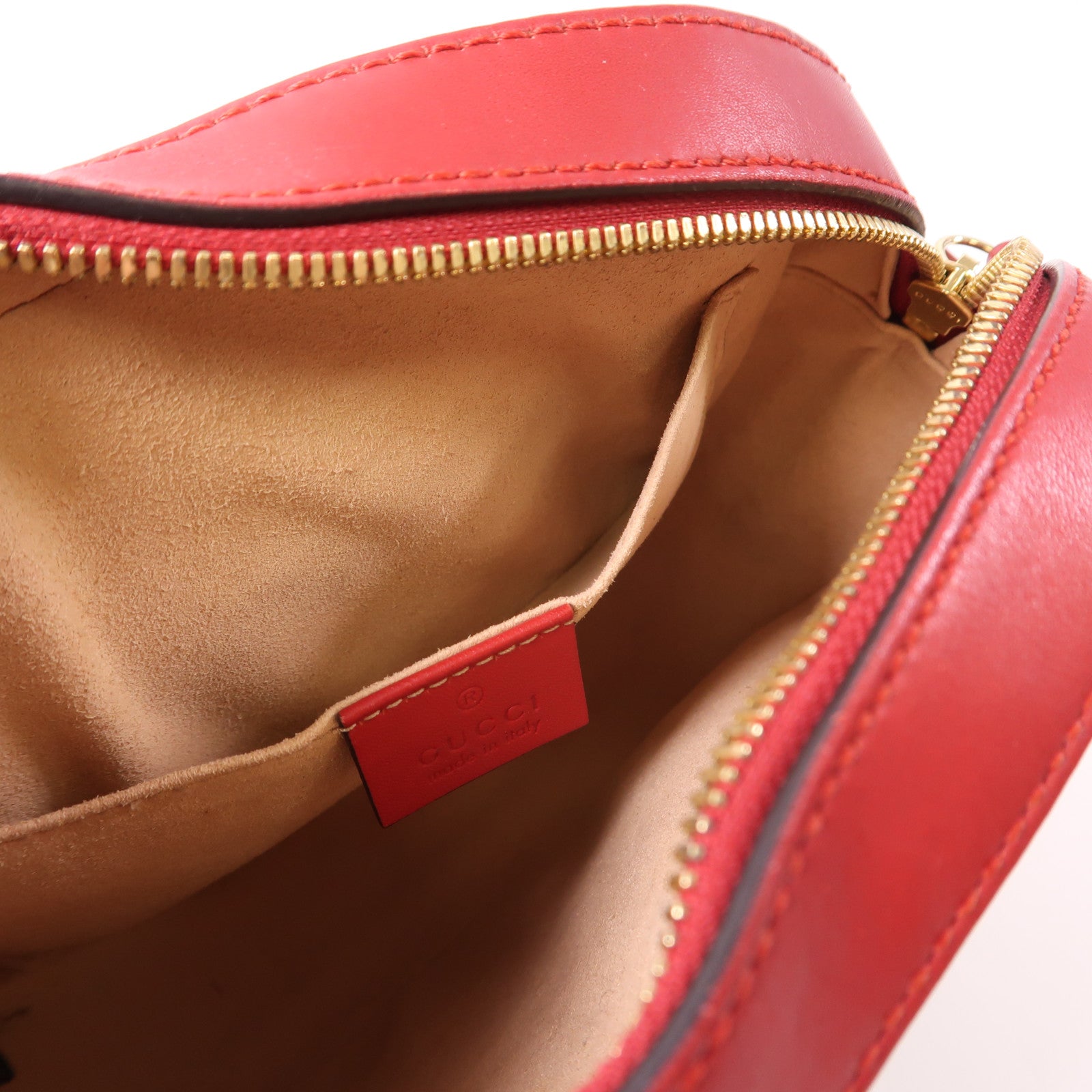 GUCCI 塗層帆布Shoulder Bag金扣肩背袋