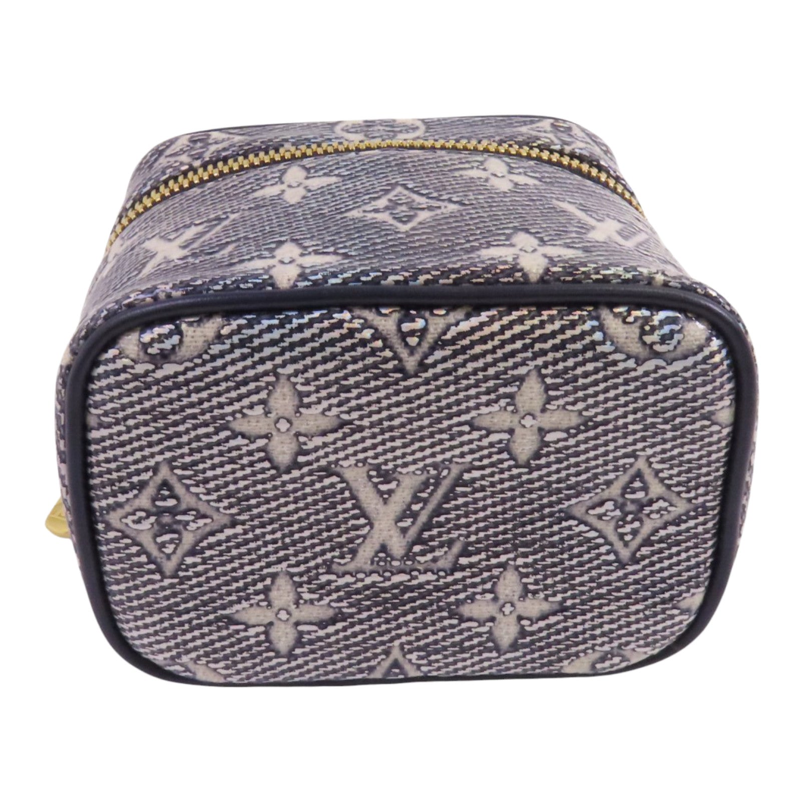 LOUIS VUITTON Monogram Coated Canvas Micro Vanity金扣手挽肩背兩用袋
