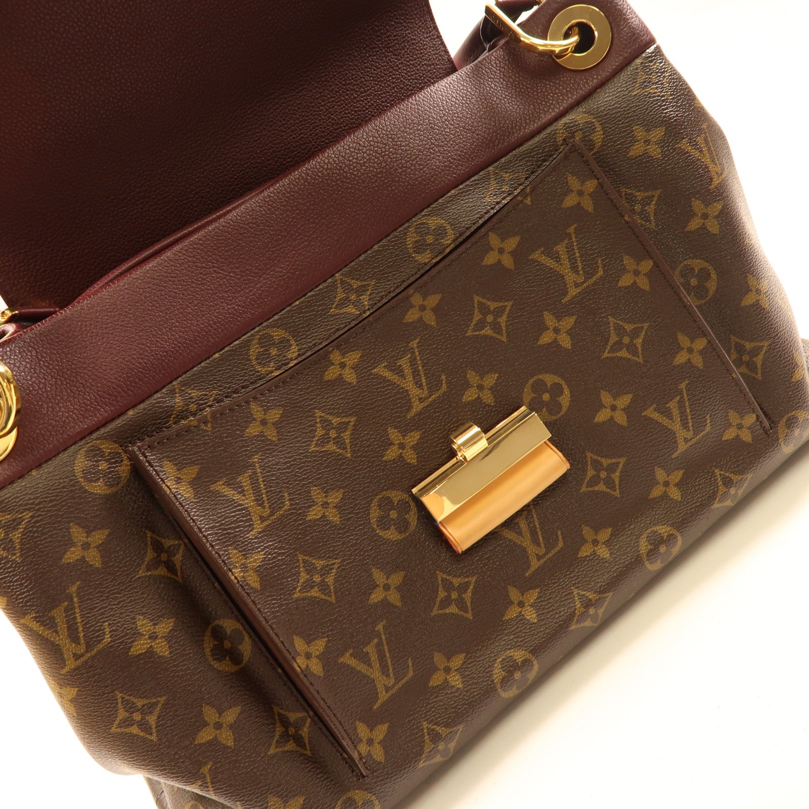 LOUIS VUITTON Monogram Olympe金扣肩背袋