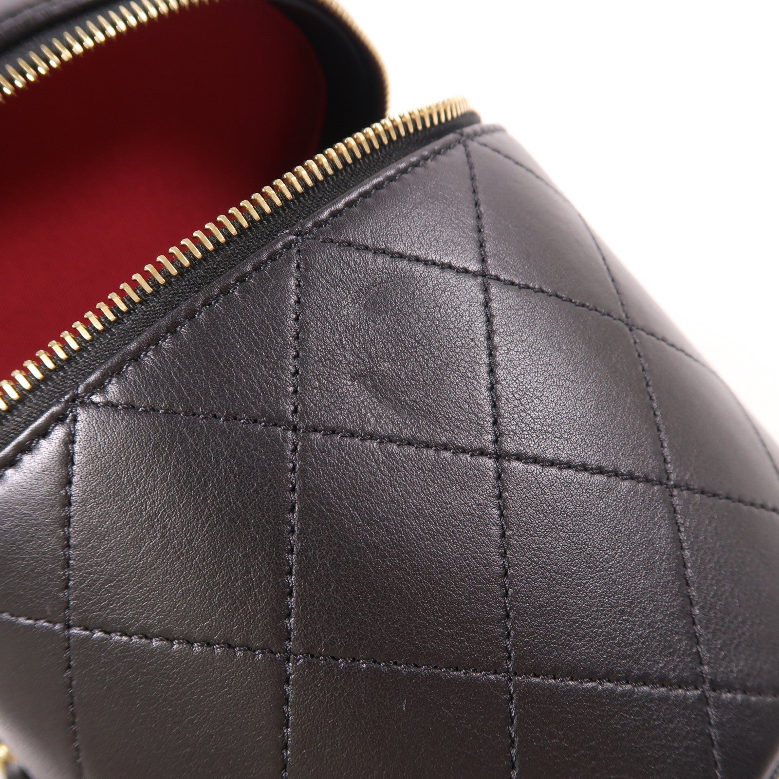 CHANEL 牛皮皮革Chain Shoulder Bag金扣鏈帶手挽肩背兩用袋