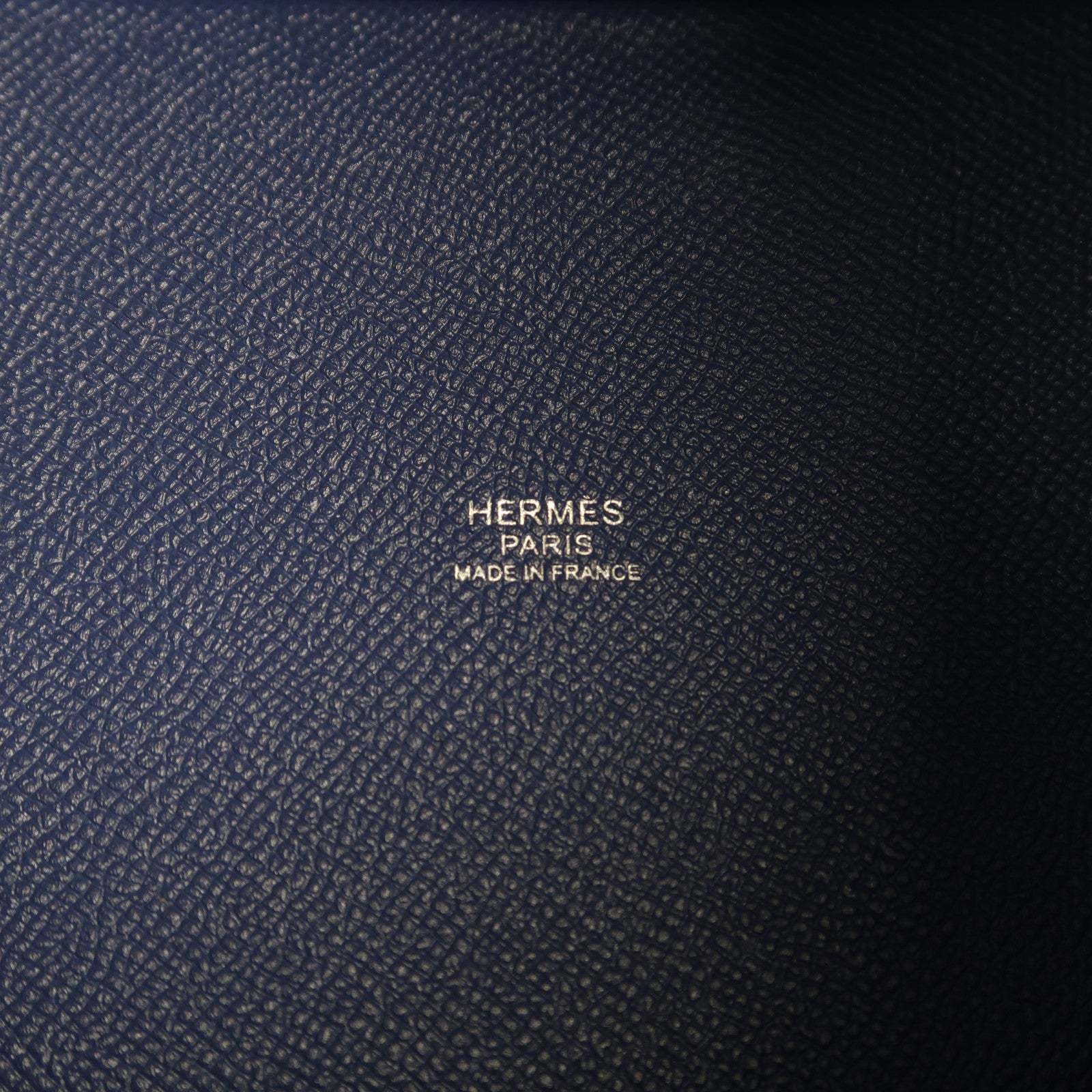 HERMES Epsom皮革Picotin PM銀扣手挽袋孔雀藍色